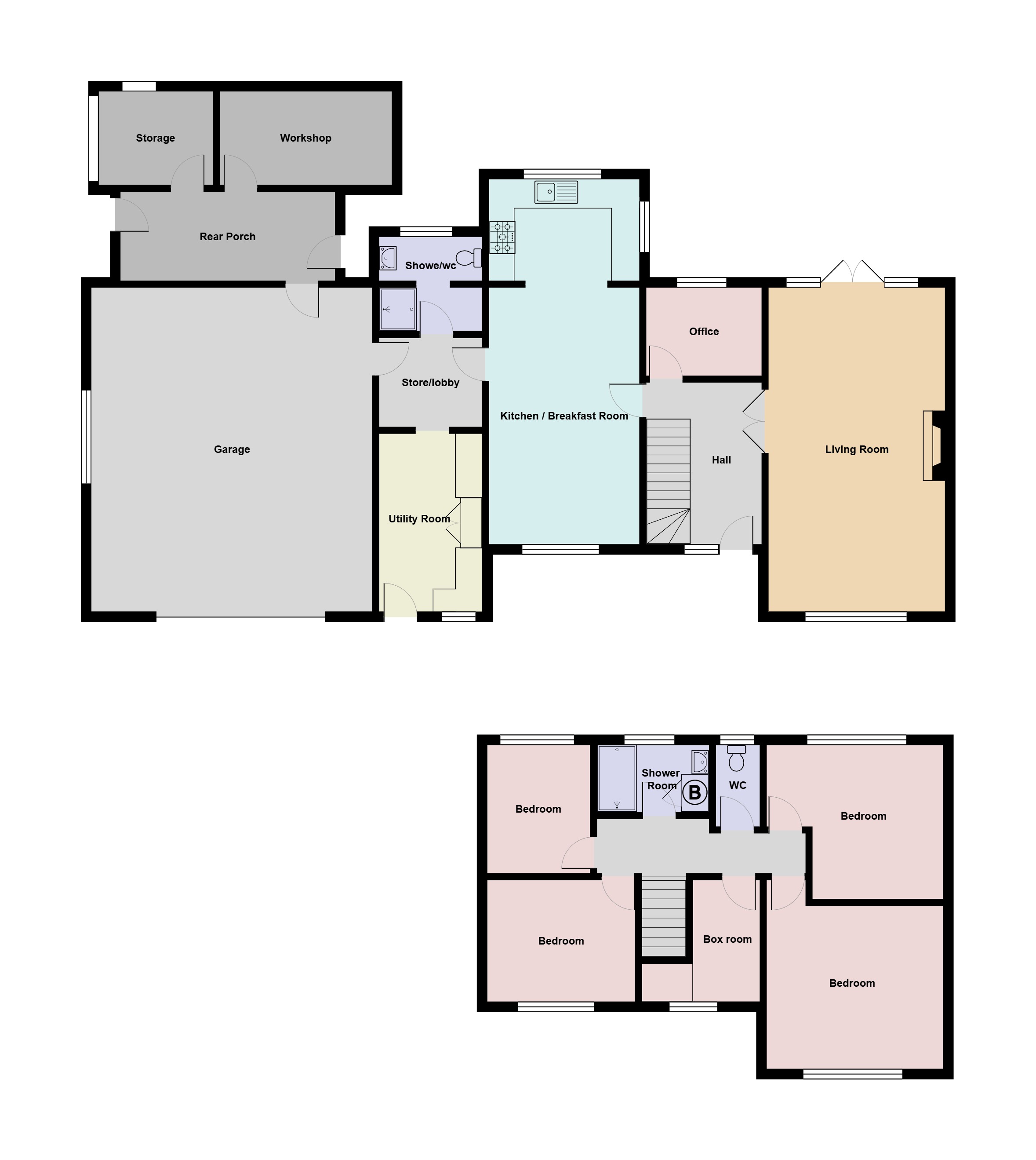 Gorllwyn Uchaf, Cwmduad, Carmarthen floorplan