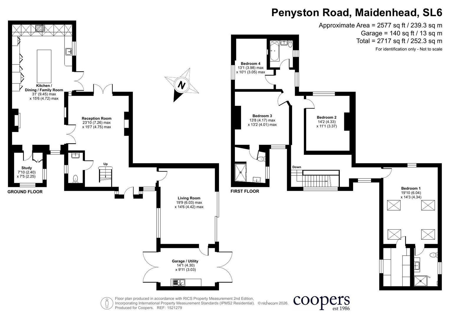 89, Penyston Road, Maidenhead floorplan