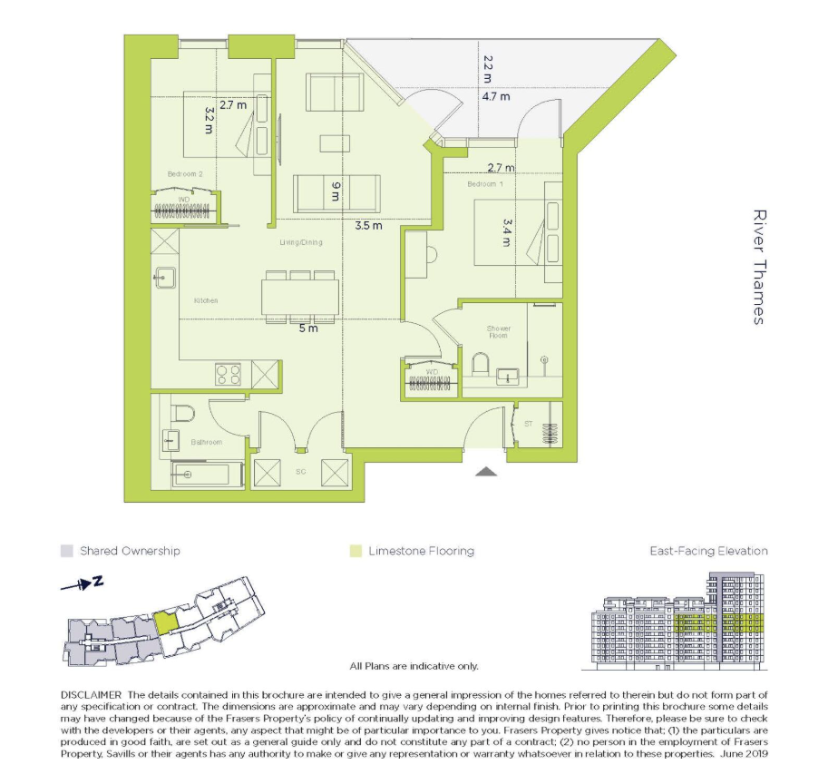 Riverside Quarter, Point Pleasant, London floorplan