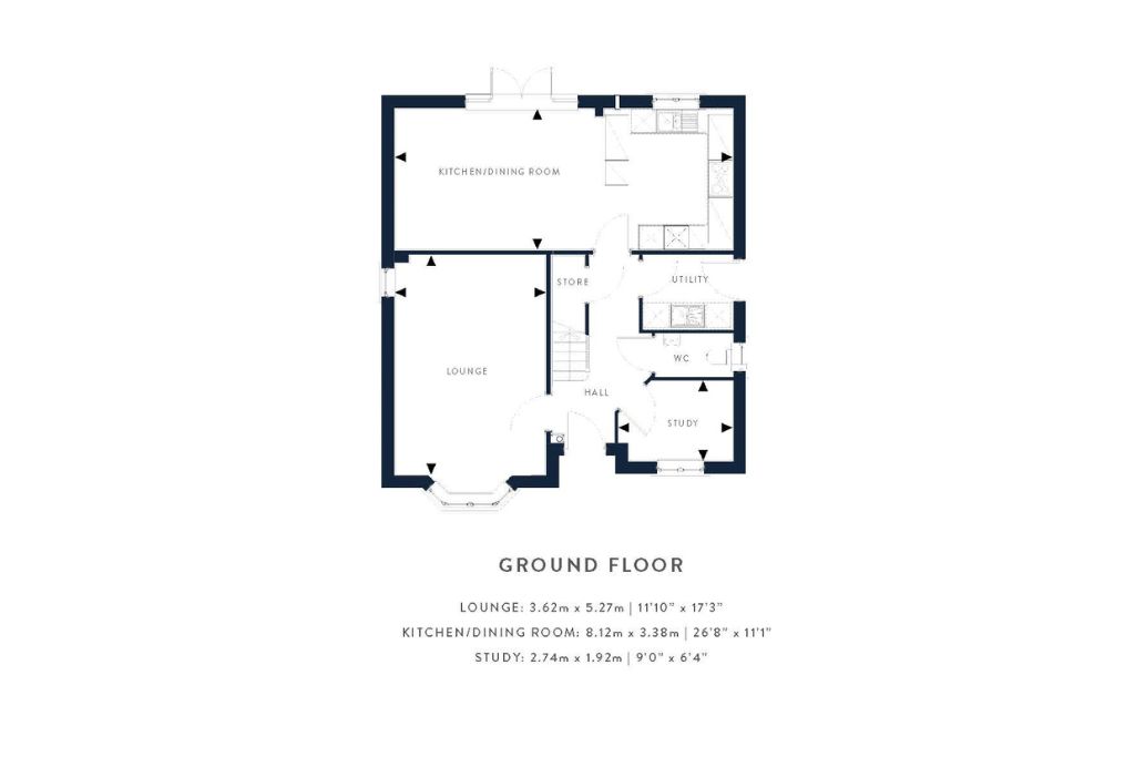Plot 42, Hockinston, Frome Valley Road, Crossways floorplan