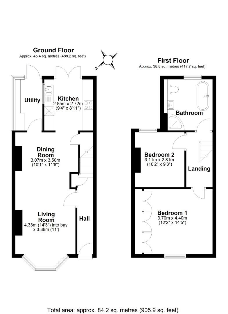 62, Oxford Road, Cambridge. floorplan
