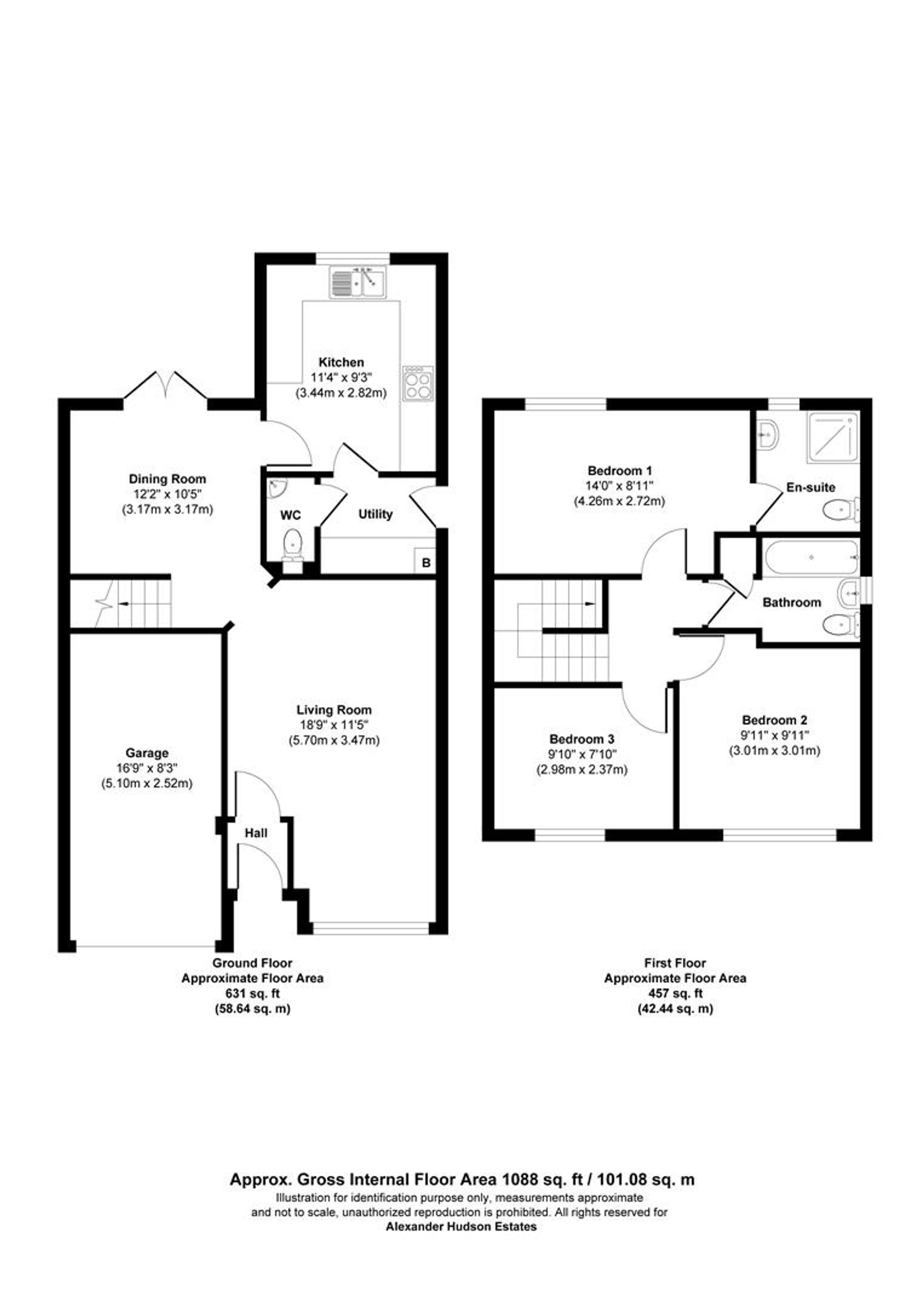 9 Highfield Place, Newcastle Upon Tyne floorplan