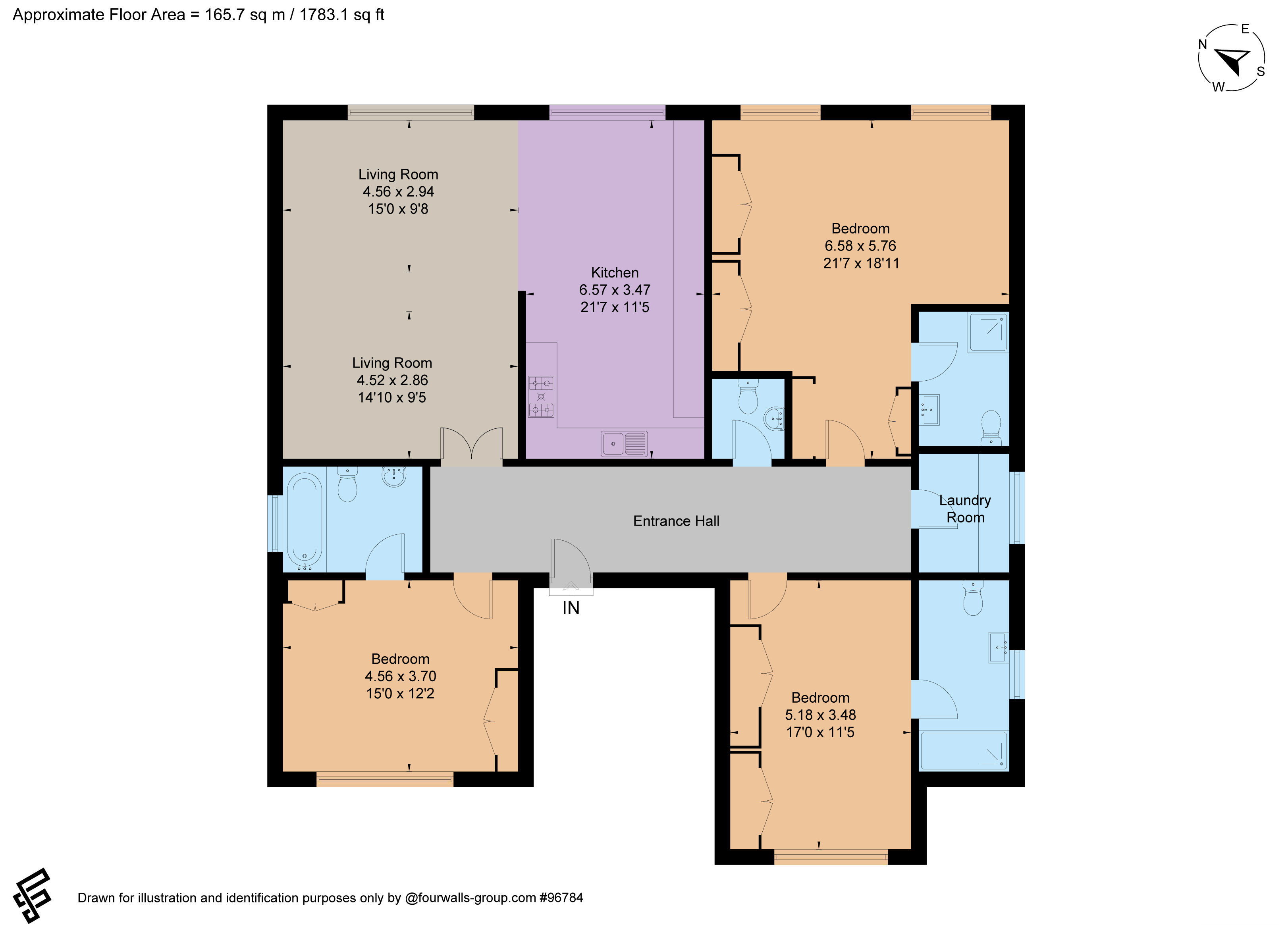5B, Woodlands Close, Buckinghamshire floorplan
