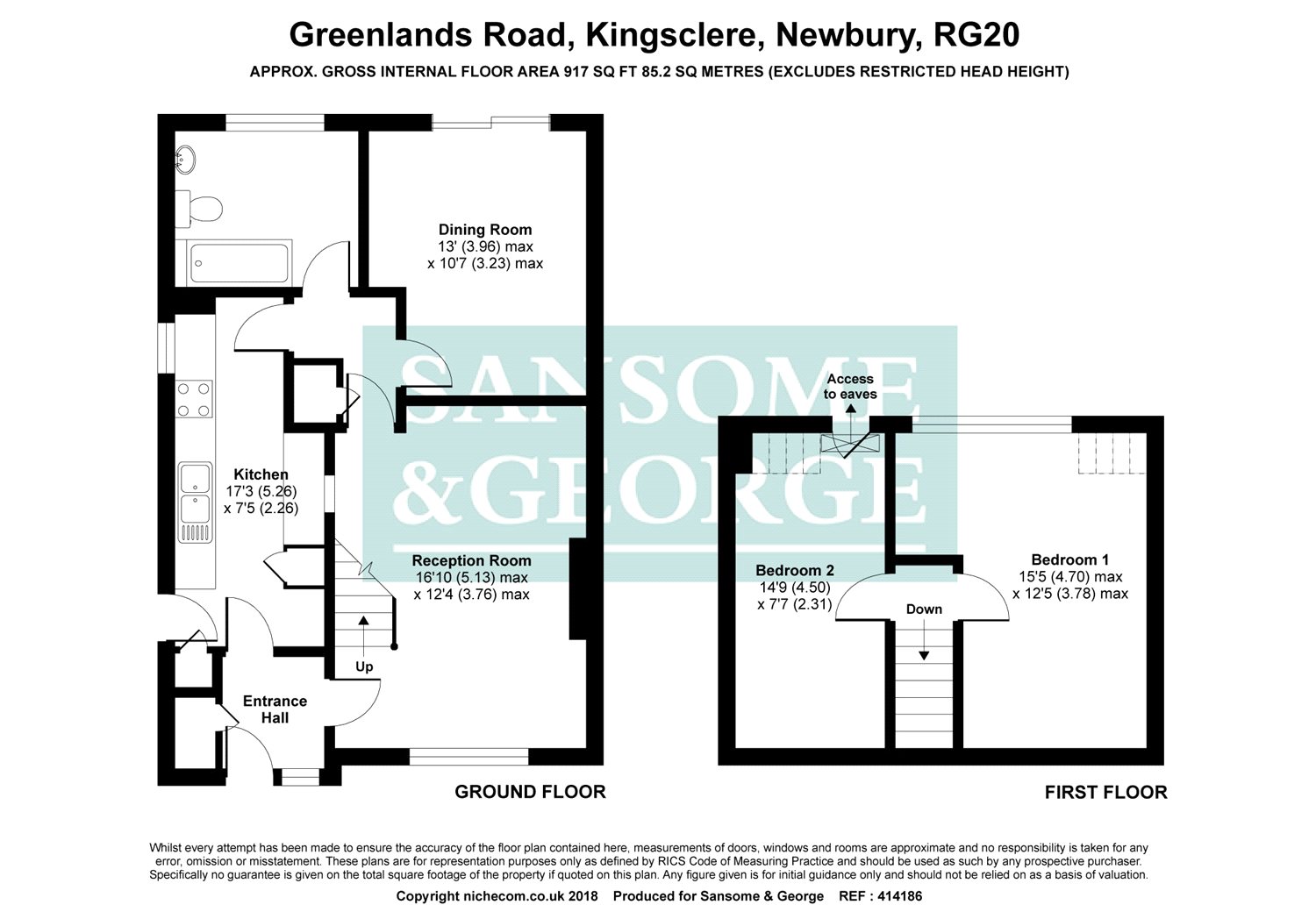 3 Bedrooms Bungalow for sale in Greenlands Road, Kingsclere, Newbury, Hampshire RG20