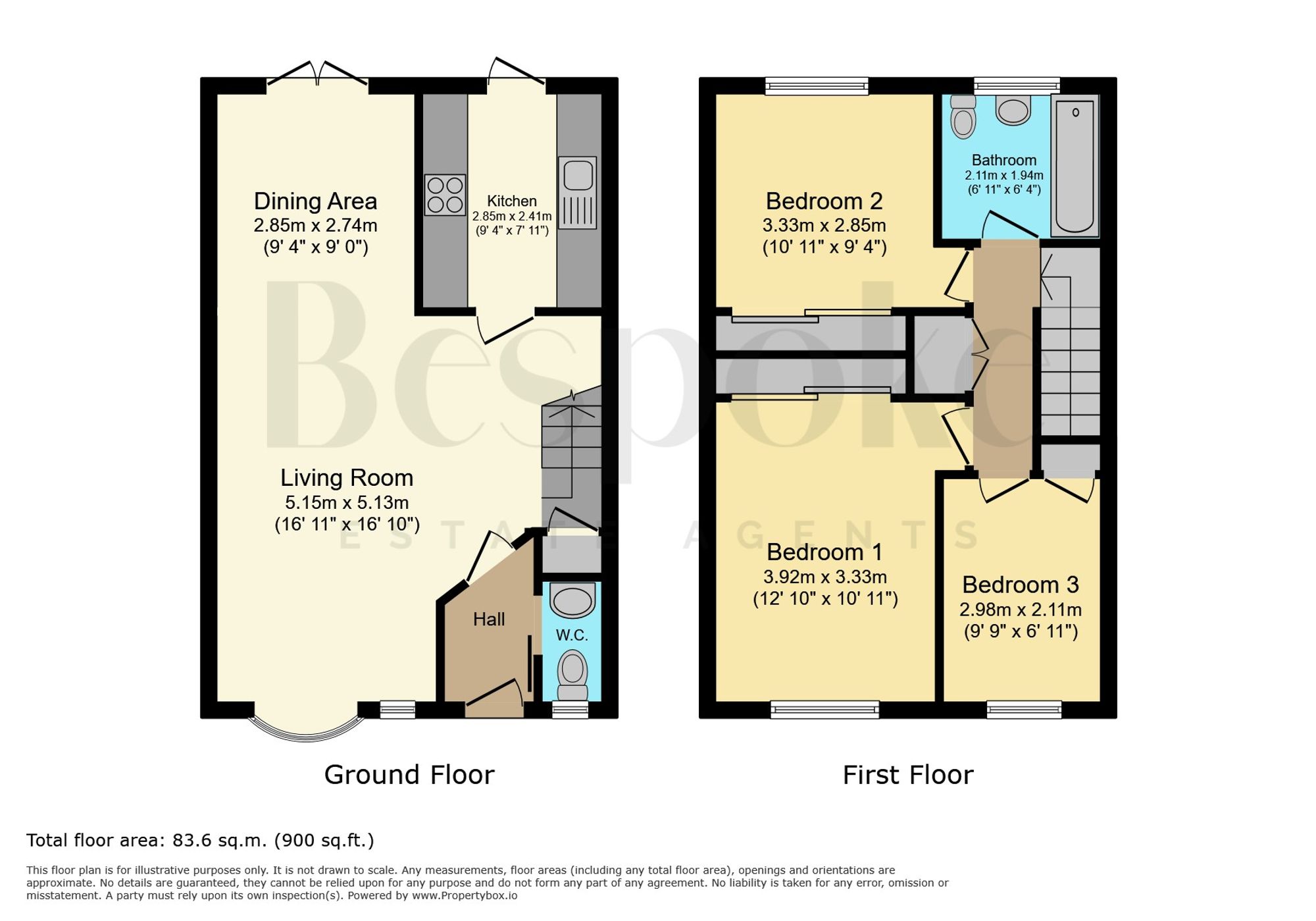 11 Somerstown Court Tilehurst Road, Reading floorplan
