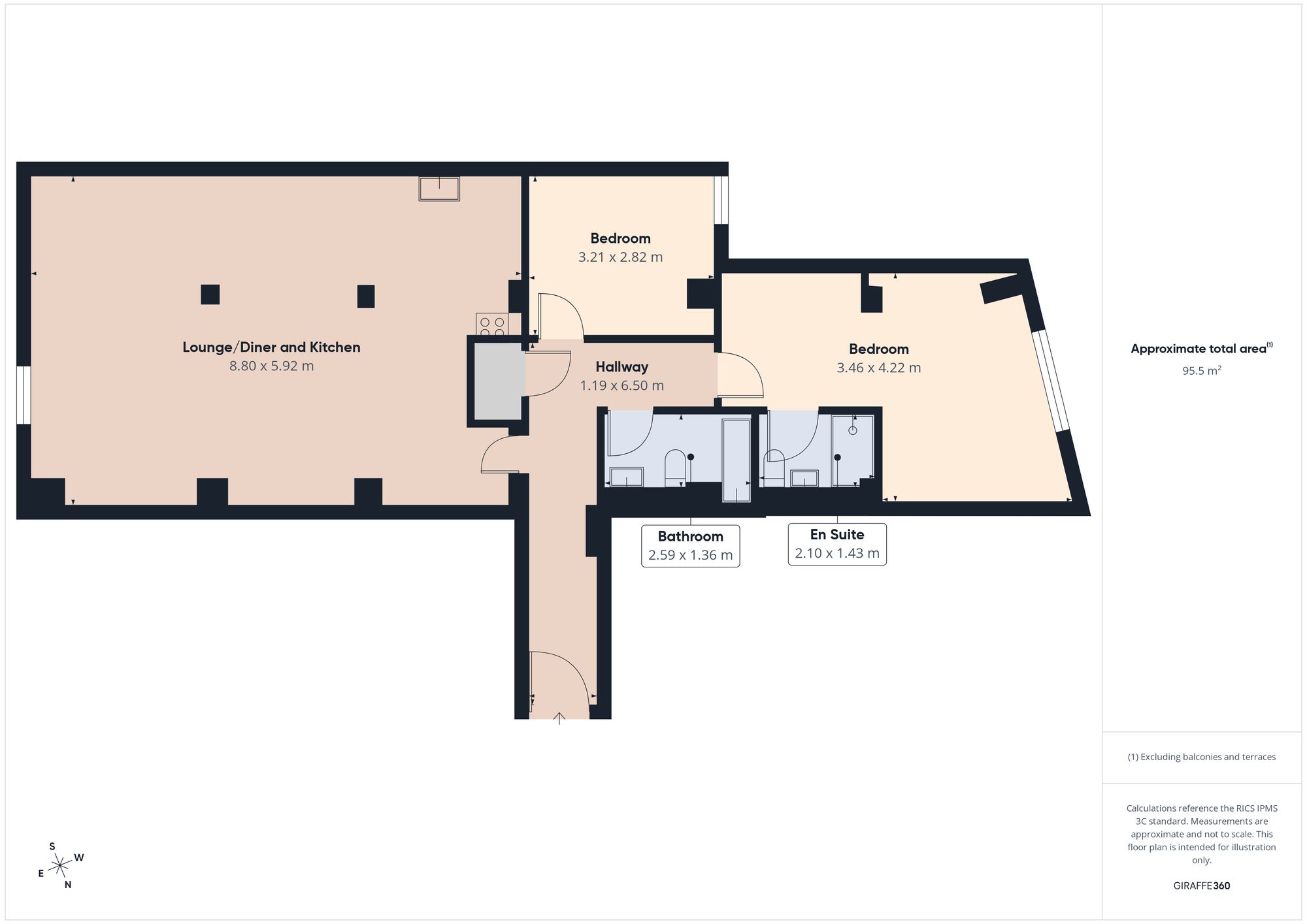 Apt 28, Hanover Mill Hanover Street, Newcastle Upon Tyne floorplan
