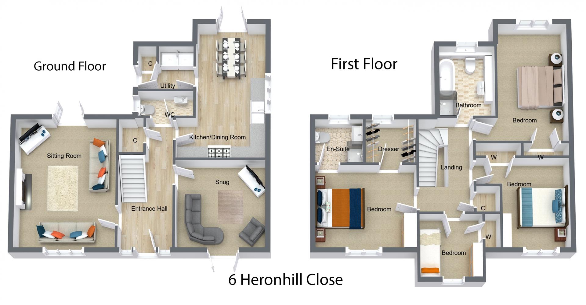 6, Heronhill Close, Hawick floorplan