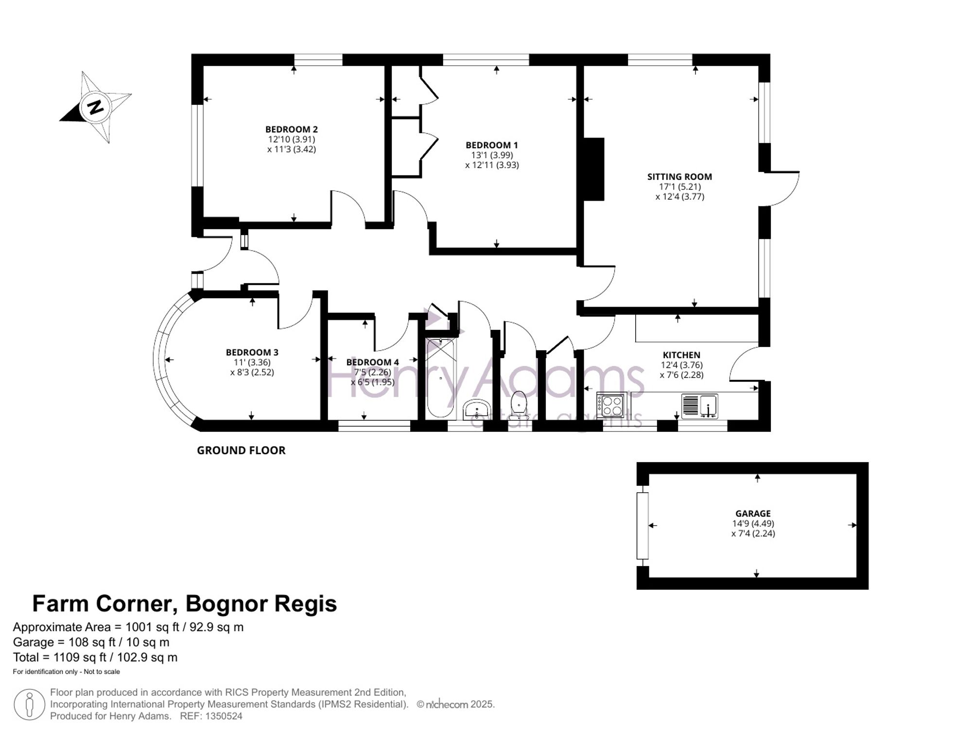 1 Farm Corner, Bognor Regis floorplan