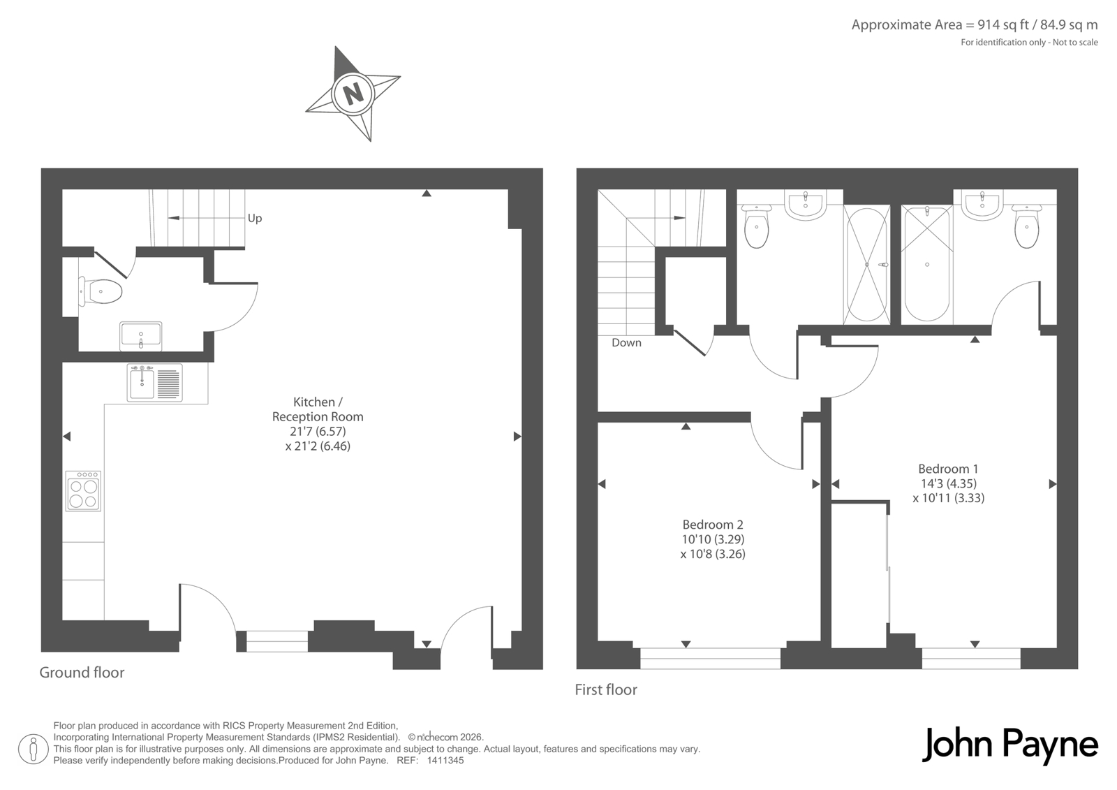 3, Cyrus Field Street, Greenwich floorplan