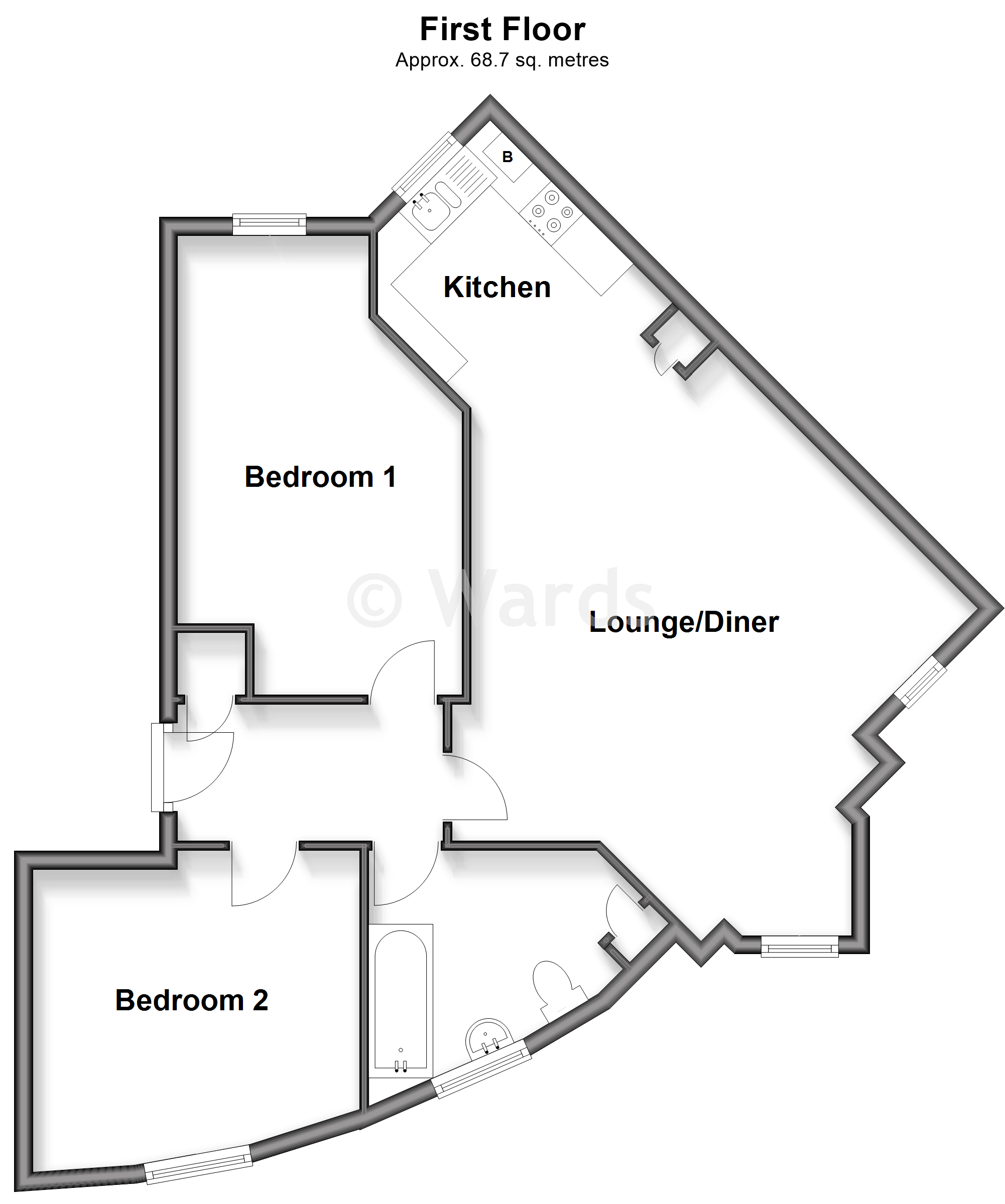 11, Palmer Drive, Hythe floorplan