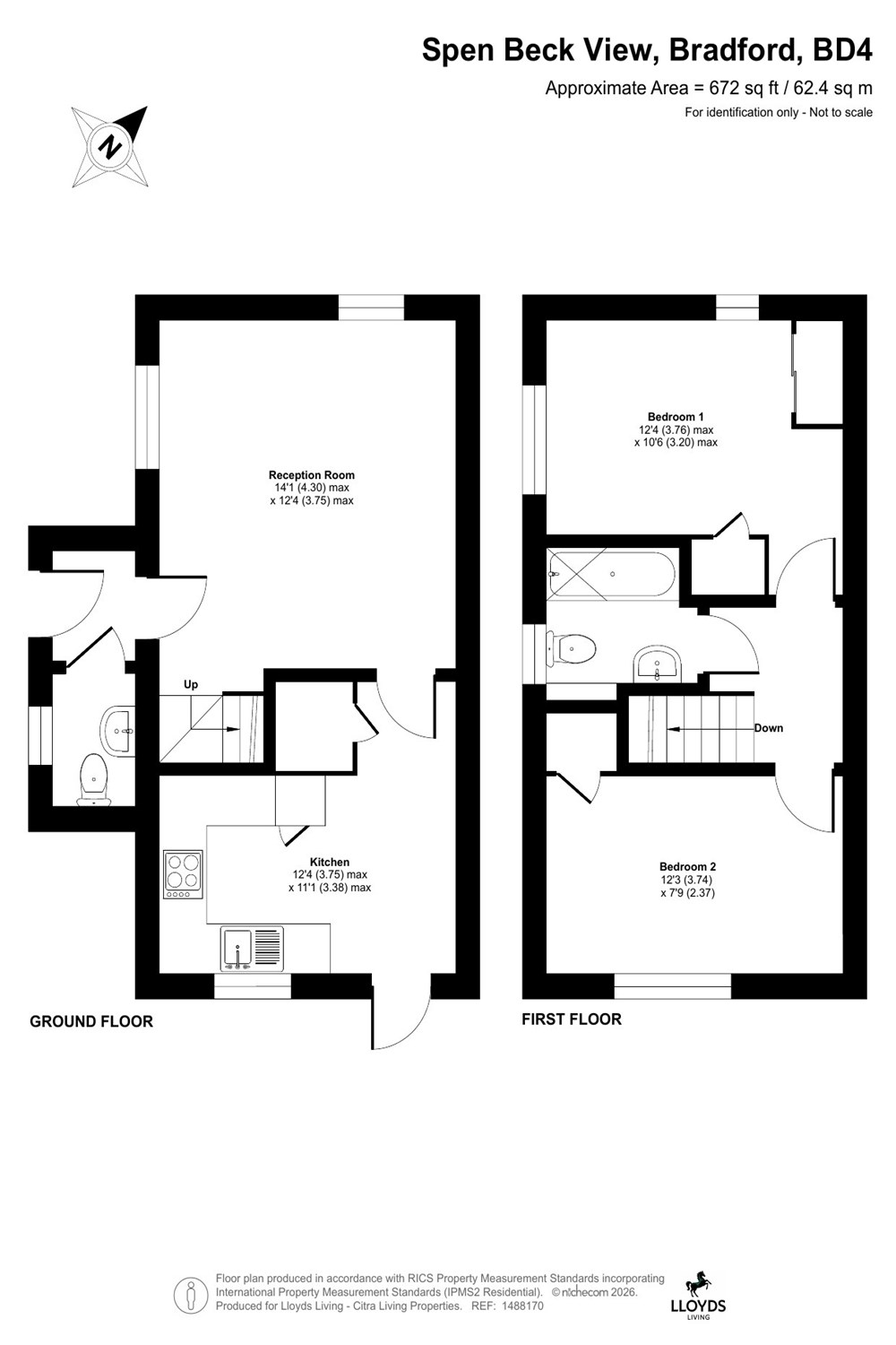5, Spen Beck View, Bradford floorplan