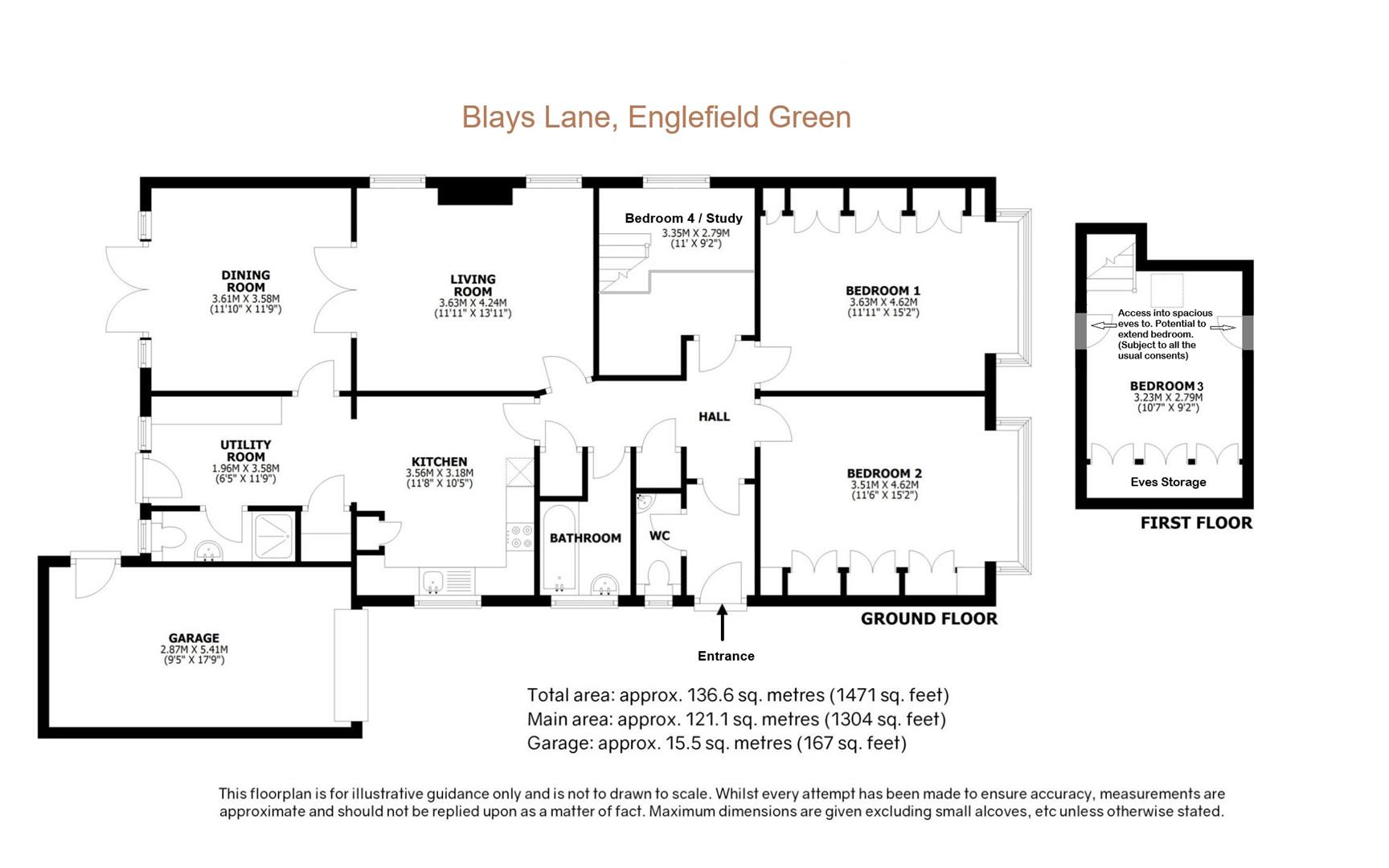 Compton, Blays Lane, Englefield Green floorplan