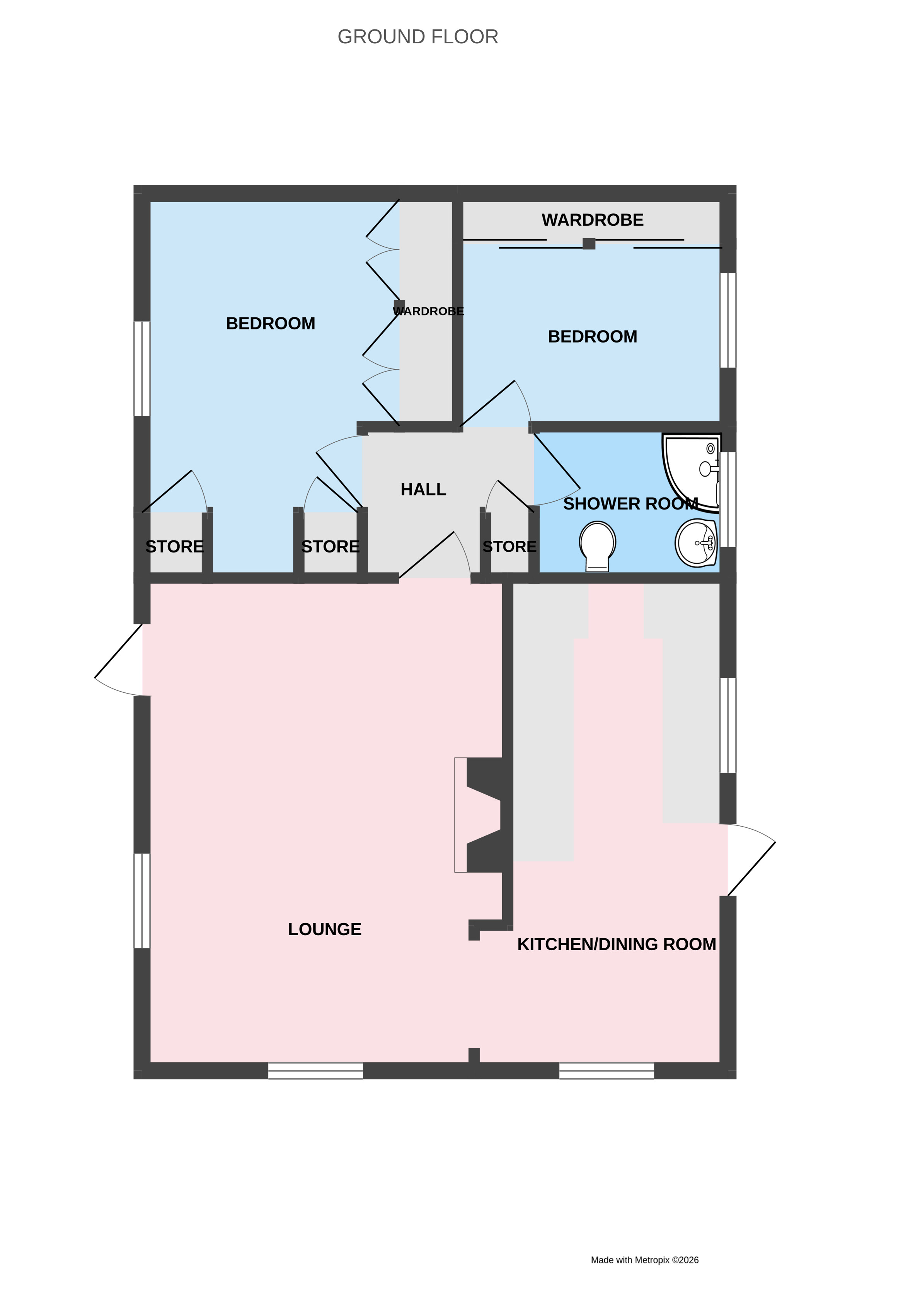 19, Pool View Caravan Park, Telford floorplan