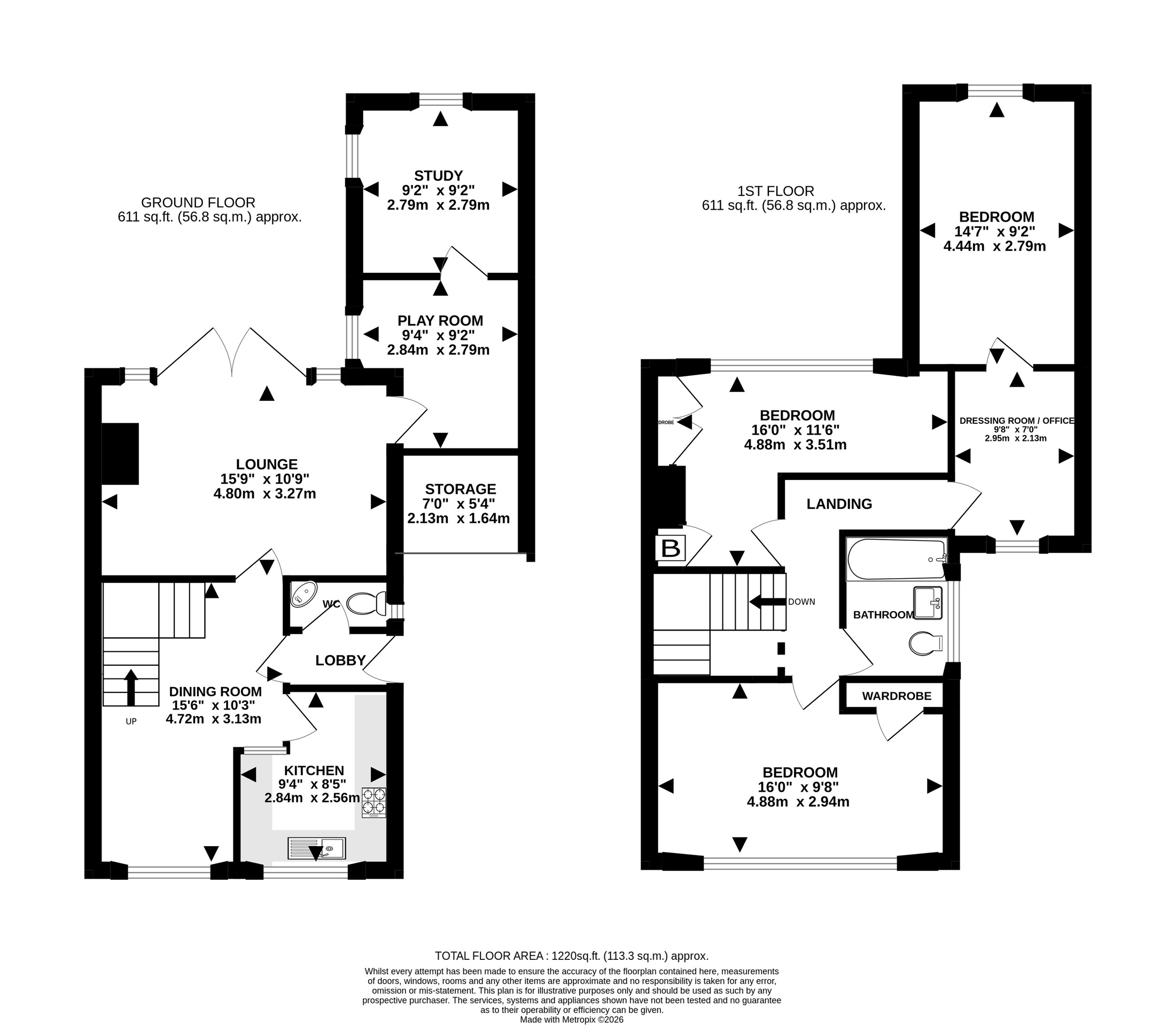 97 Charlton Mead Drive, Bristol floorplan