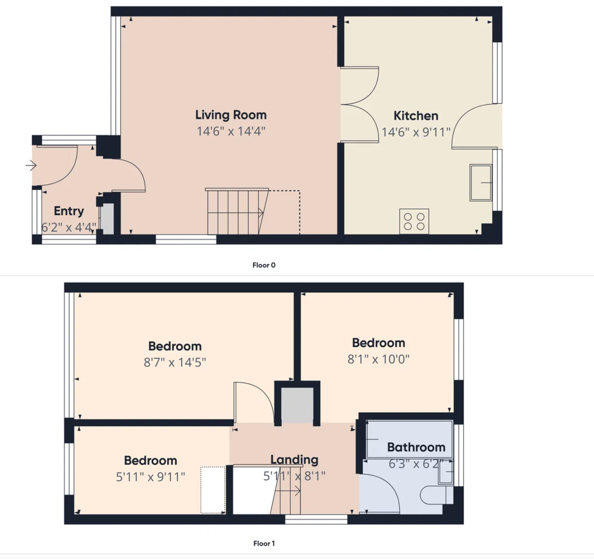 5 Dalton Grove, Wigan floorplan