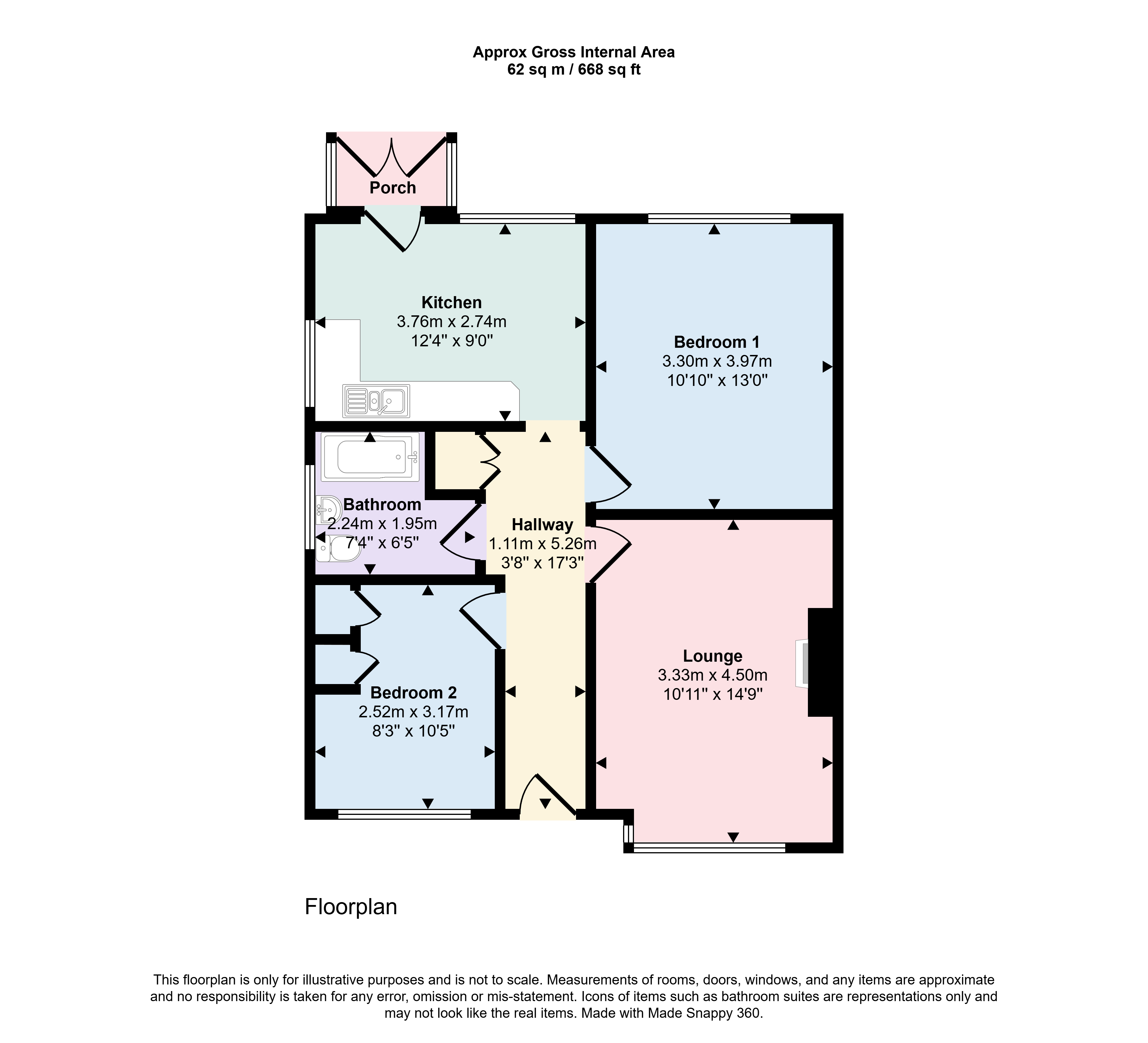 29, Birkdale Avenue, Preston floorplan