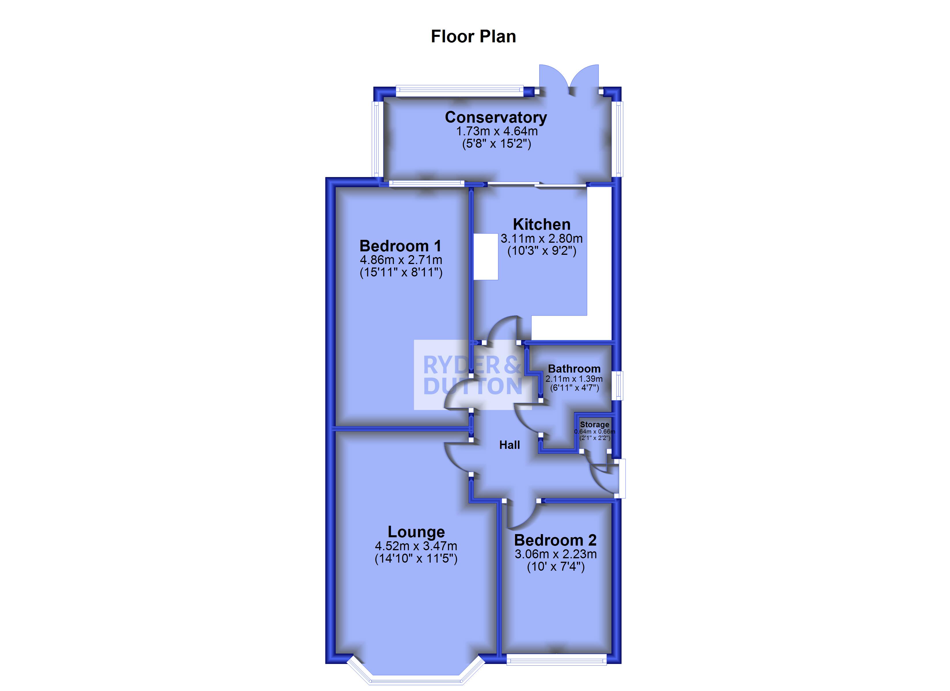 Duchess Park Close, Shaw, Oldham, Greater Manchester OL2, 2 bedroom
