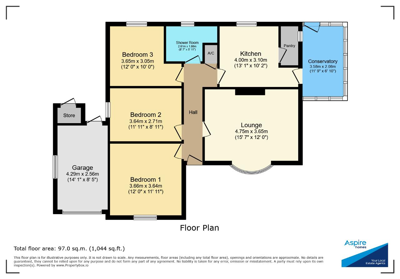 59, The Chase, Wisbech floorplan