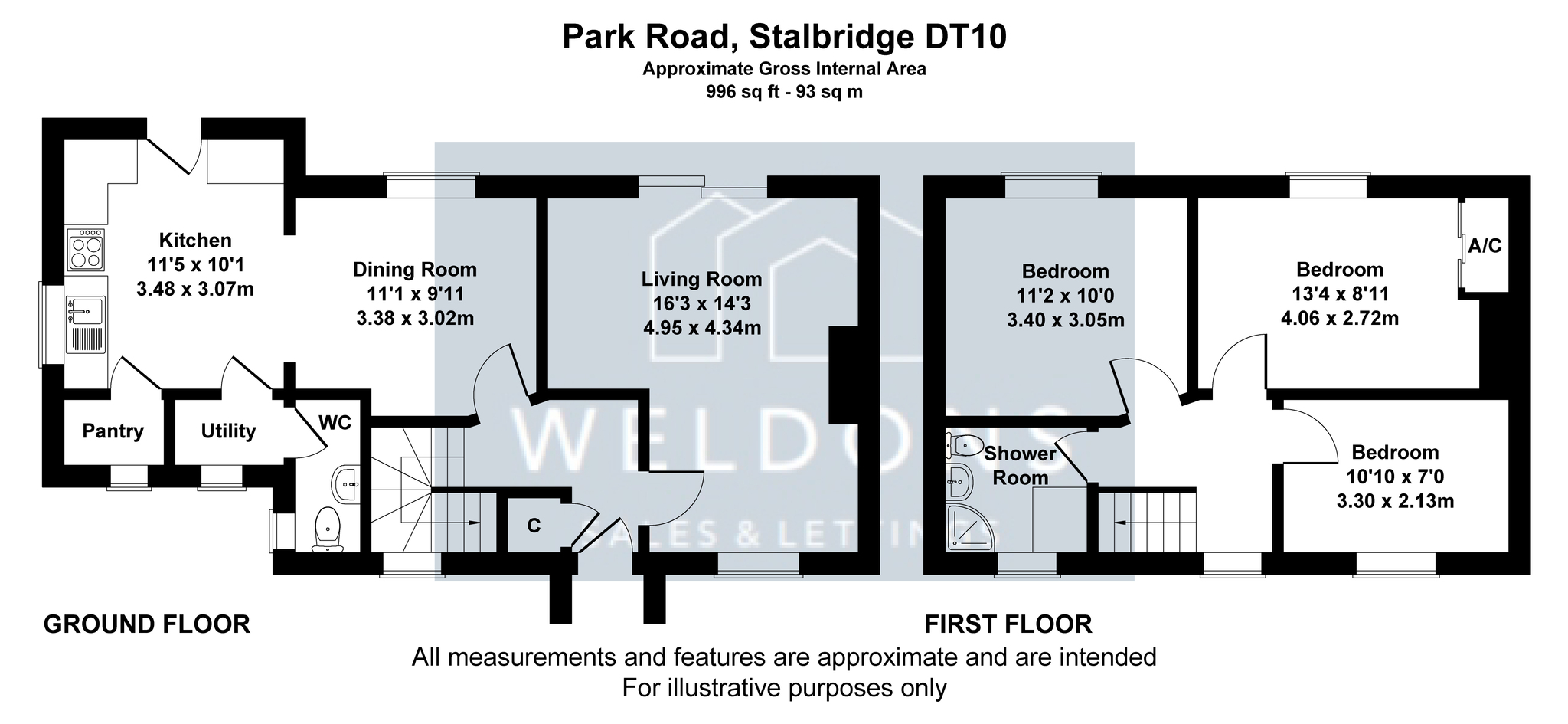 10 Park Road, Stalbridge floorplan