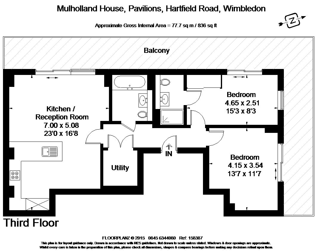 2 Bedrooms Flat to rent in Hartfield Road, London SW19