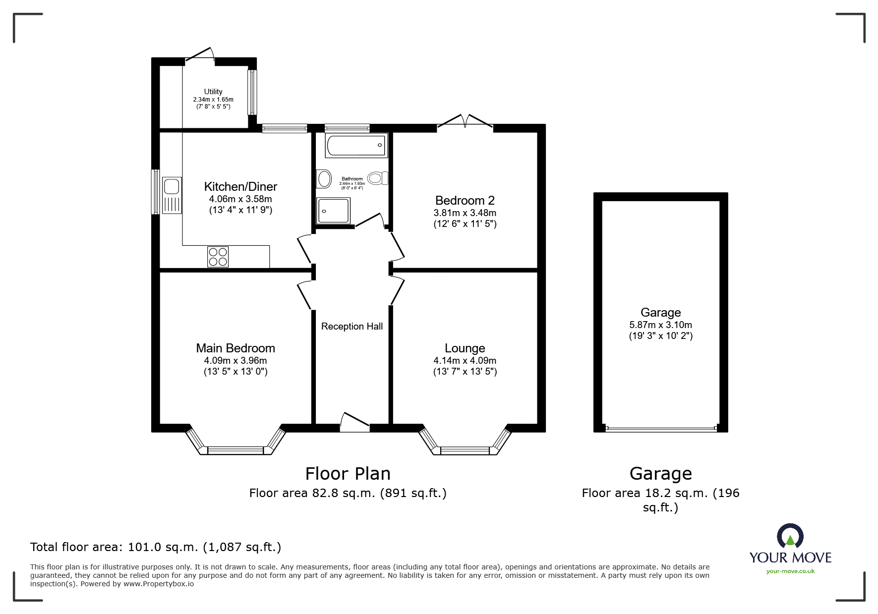 54, Westfield Road, Derbyshire floorplan