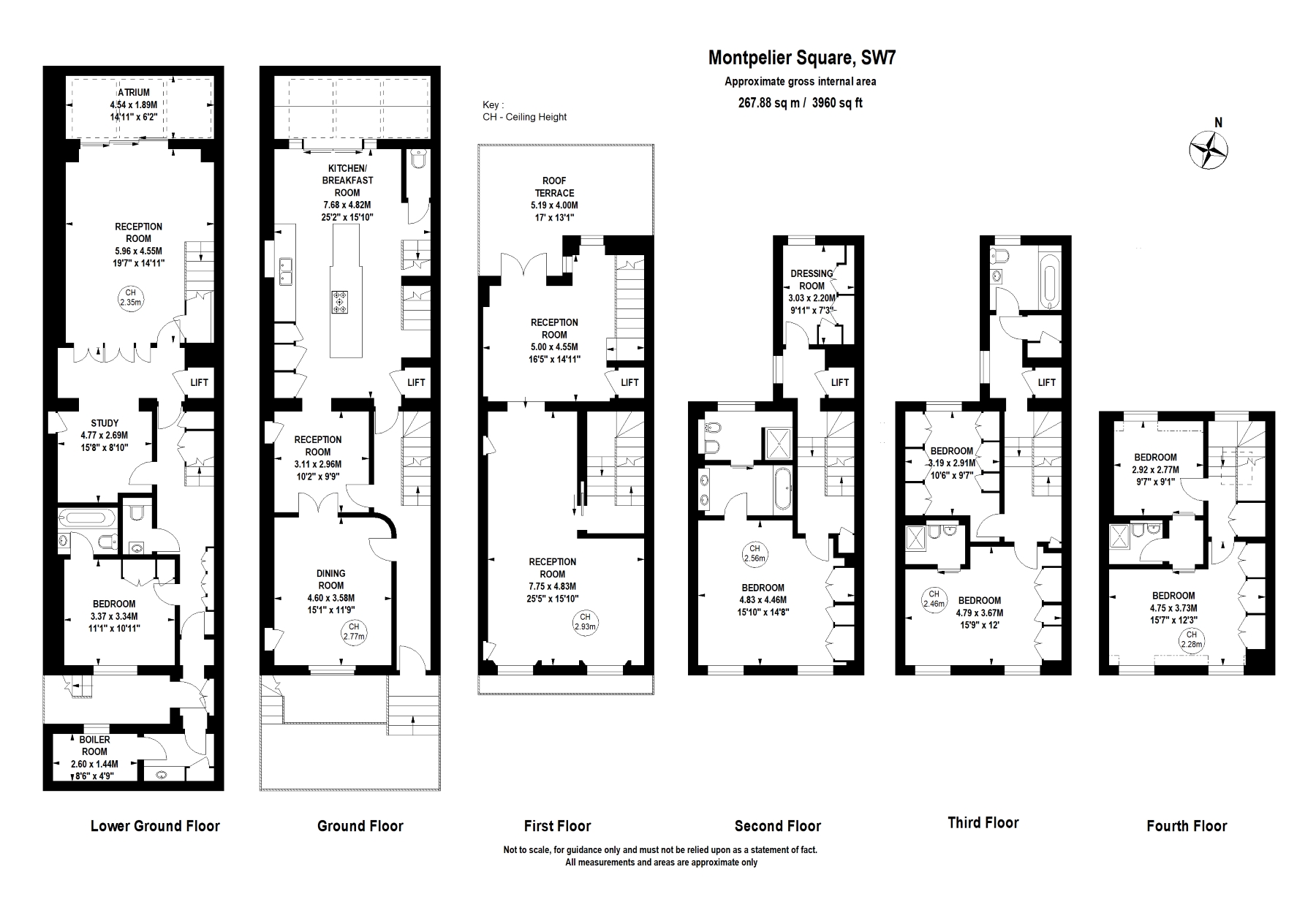 36, Montpelier Square, Knightsbridge floorplan
