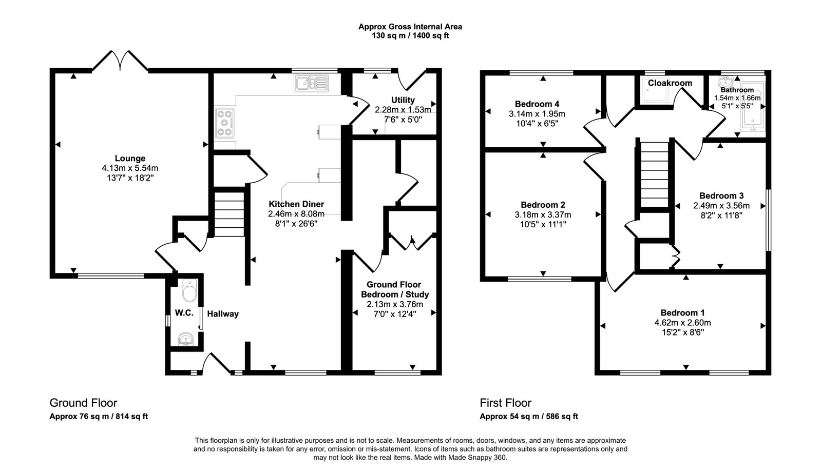 117, Red Barn Road, Brightlingsea floorplan