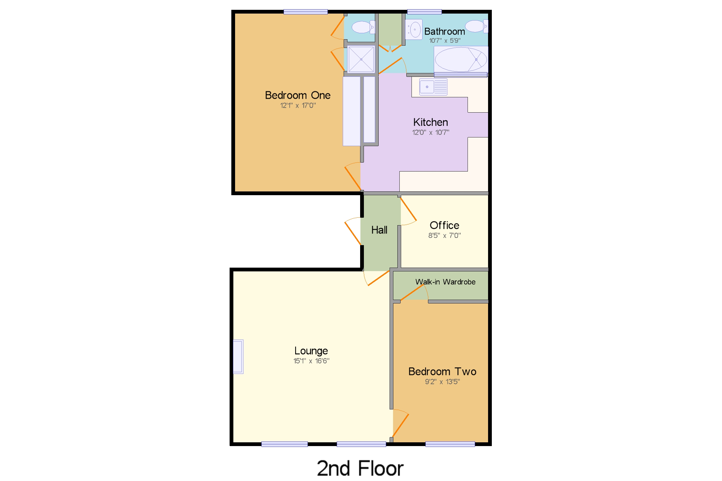 Royal Terrace, Cliffton Conservation Area, SouthendOnSea, Essex SS1, 2 bedroom flat for sale