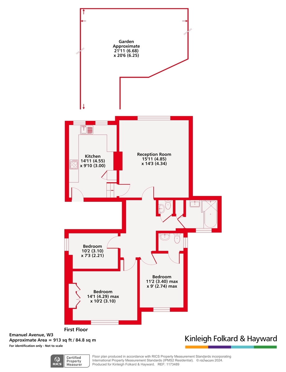 37a, Emanuel Avenue, London floorplan