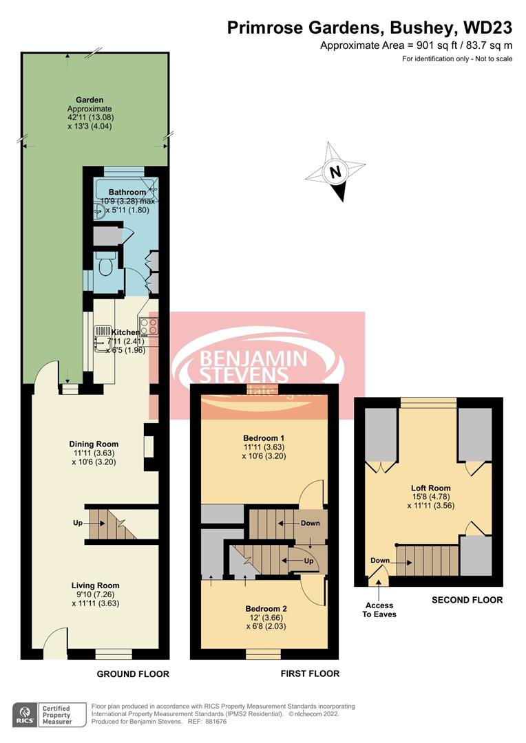 Primrose Gardens, Bushey WD23, 2 bedroom terraced house for sale 62199558 PrimeLocation