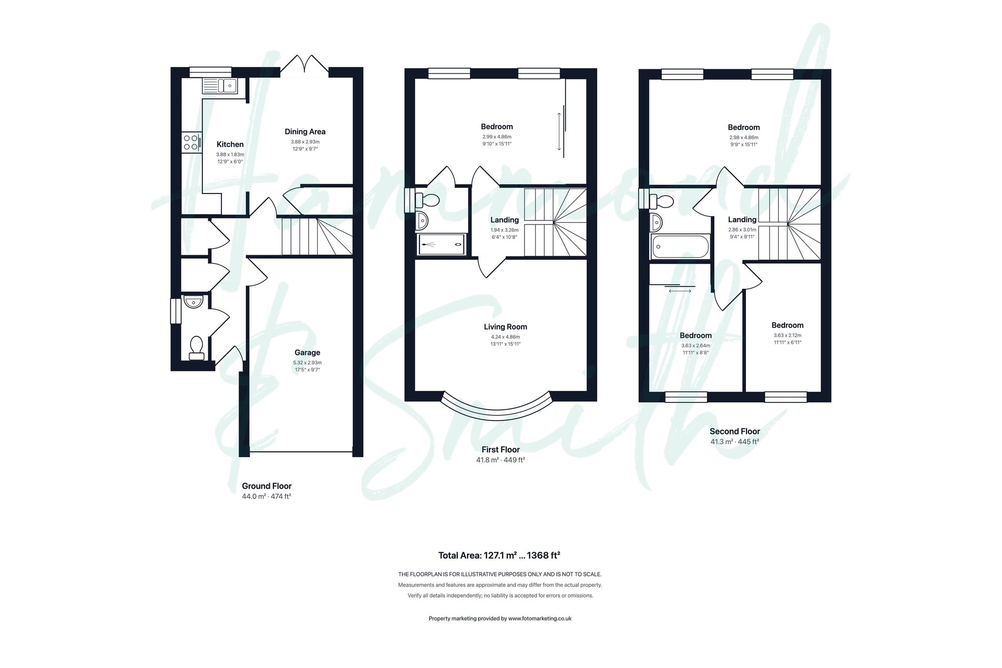 1 Slade End, Epping floorplan