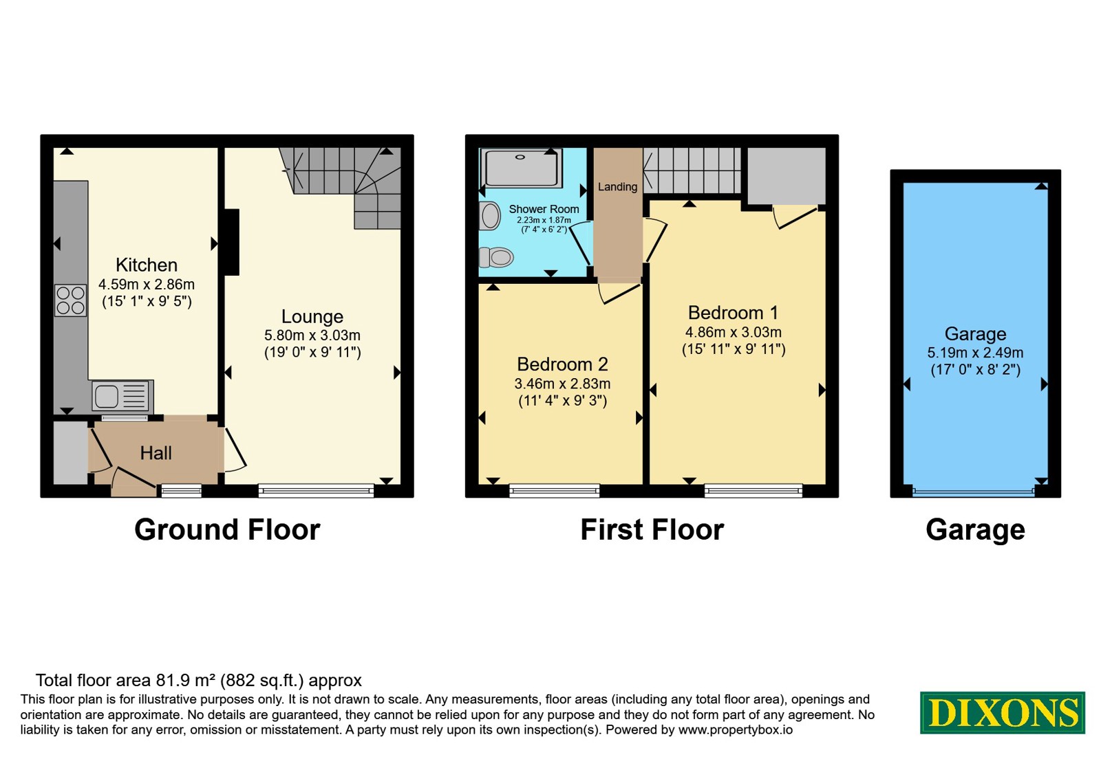 3, Summerfield, Kidderminster floorplan