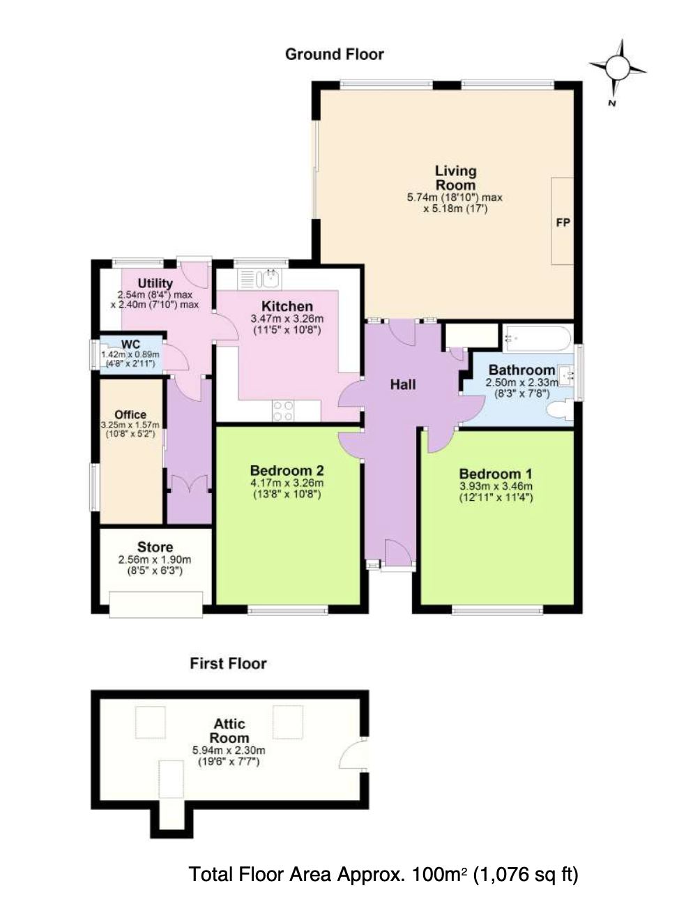 Anglebury, 22 Townsend Road, Corfe Castle floorplan