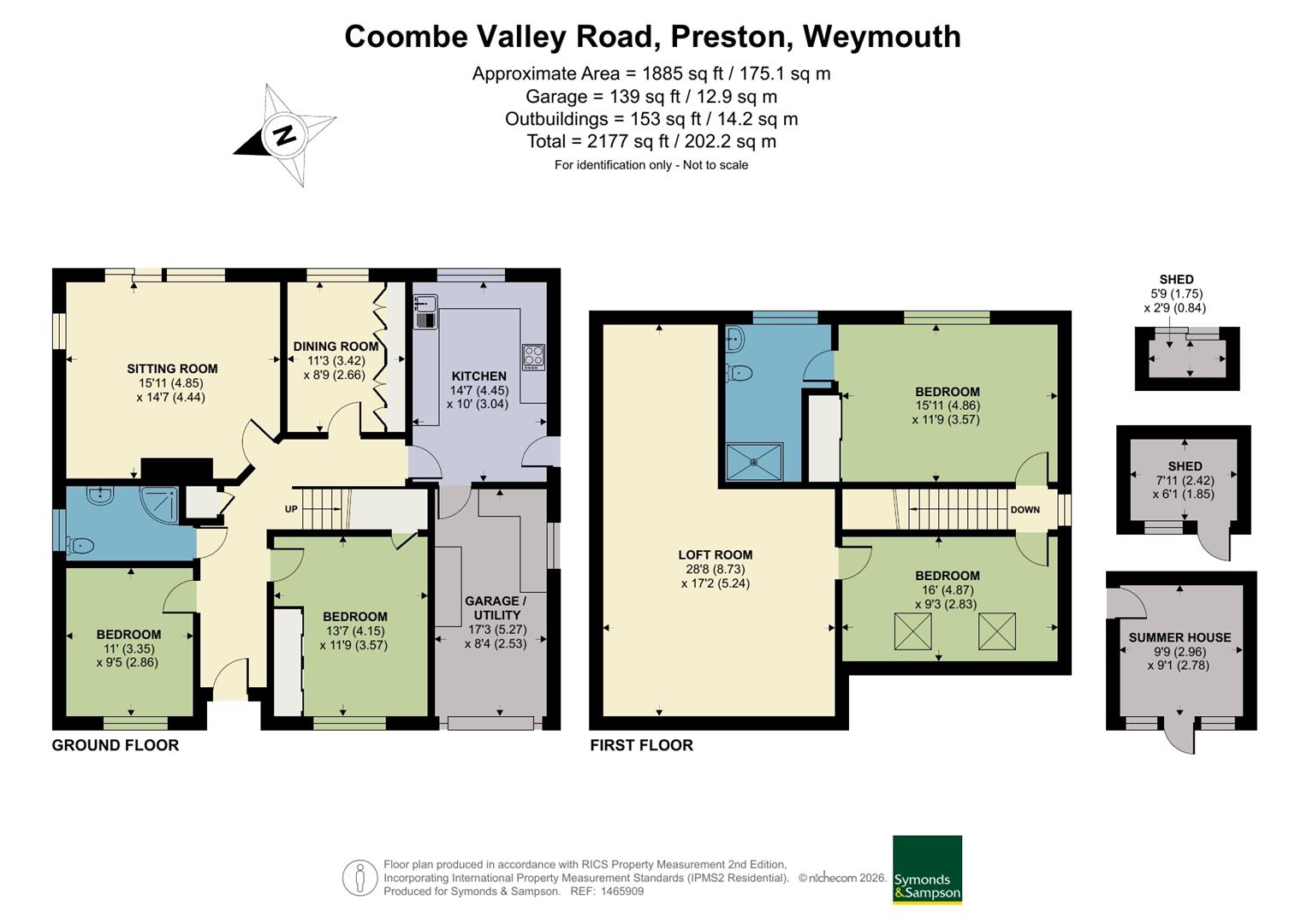 67, Coombe Valley Road, Weymouth floorplan