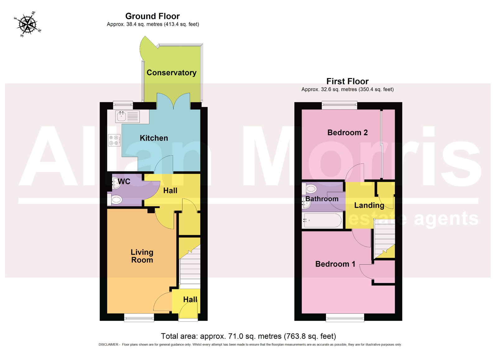 54, Deane Drive, Worcester floorplan