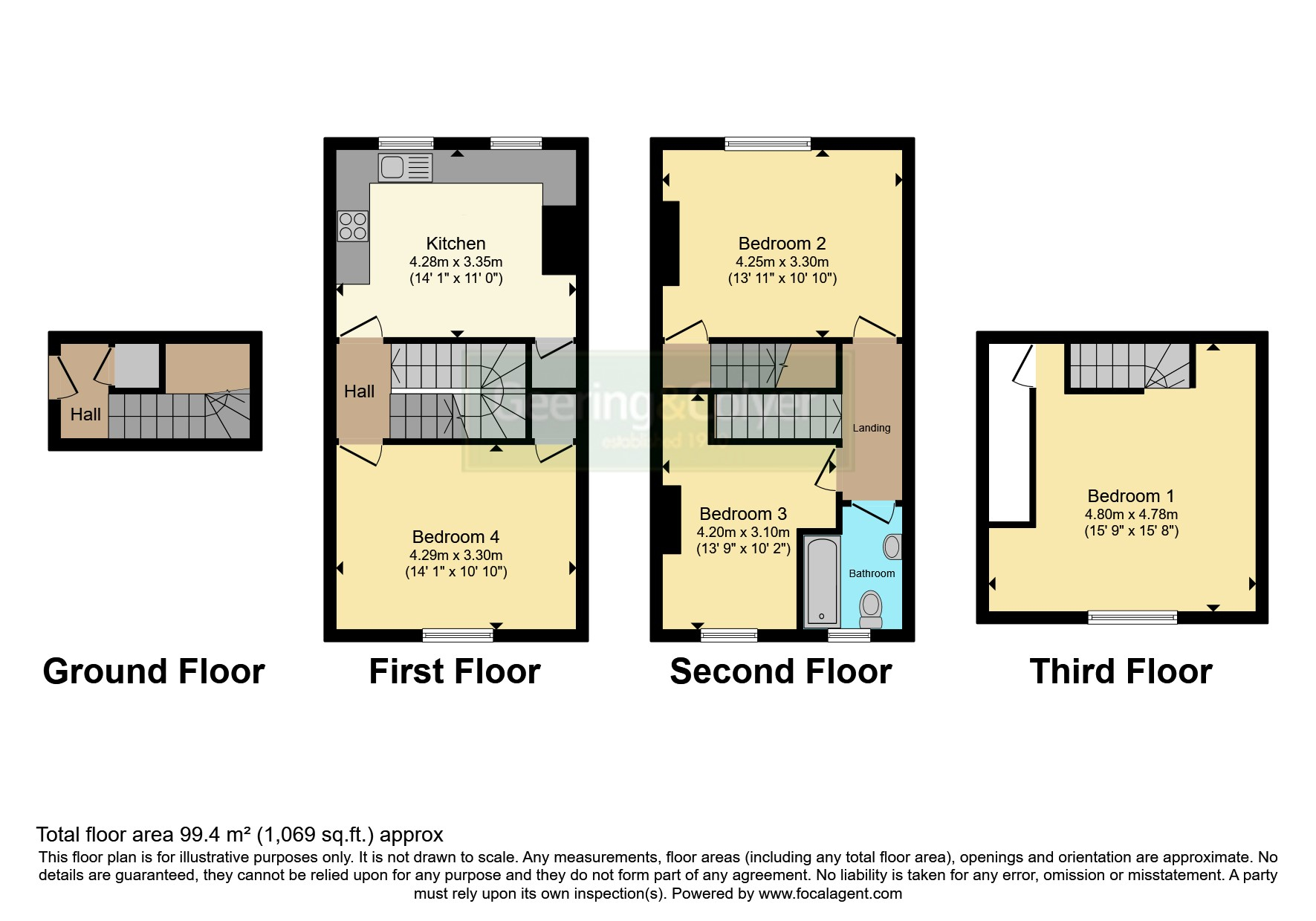 39B,, Randall Street, Kent floorplan