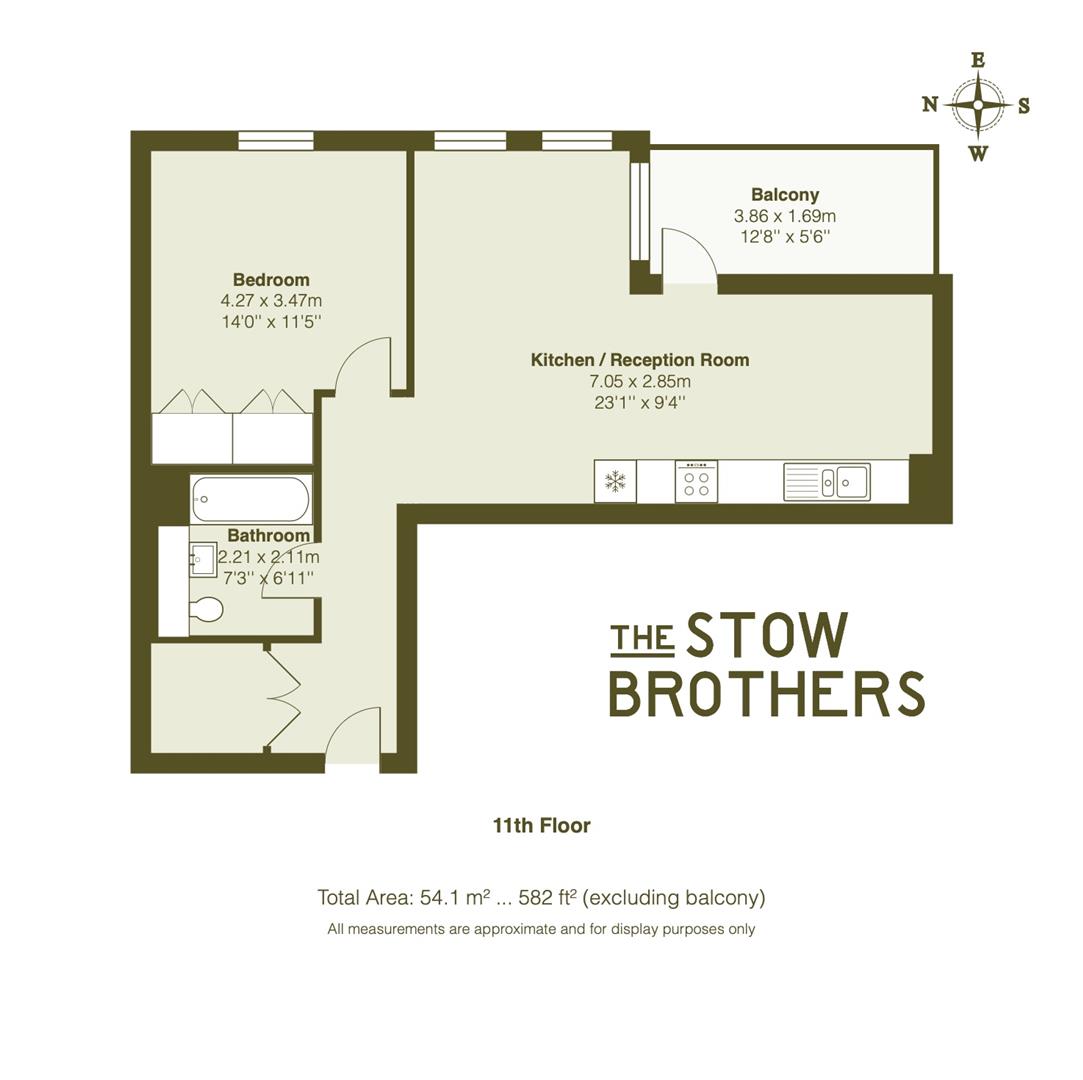 Flat 45, Corn House, 10 Marshgate Lane, Stratford floorplan