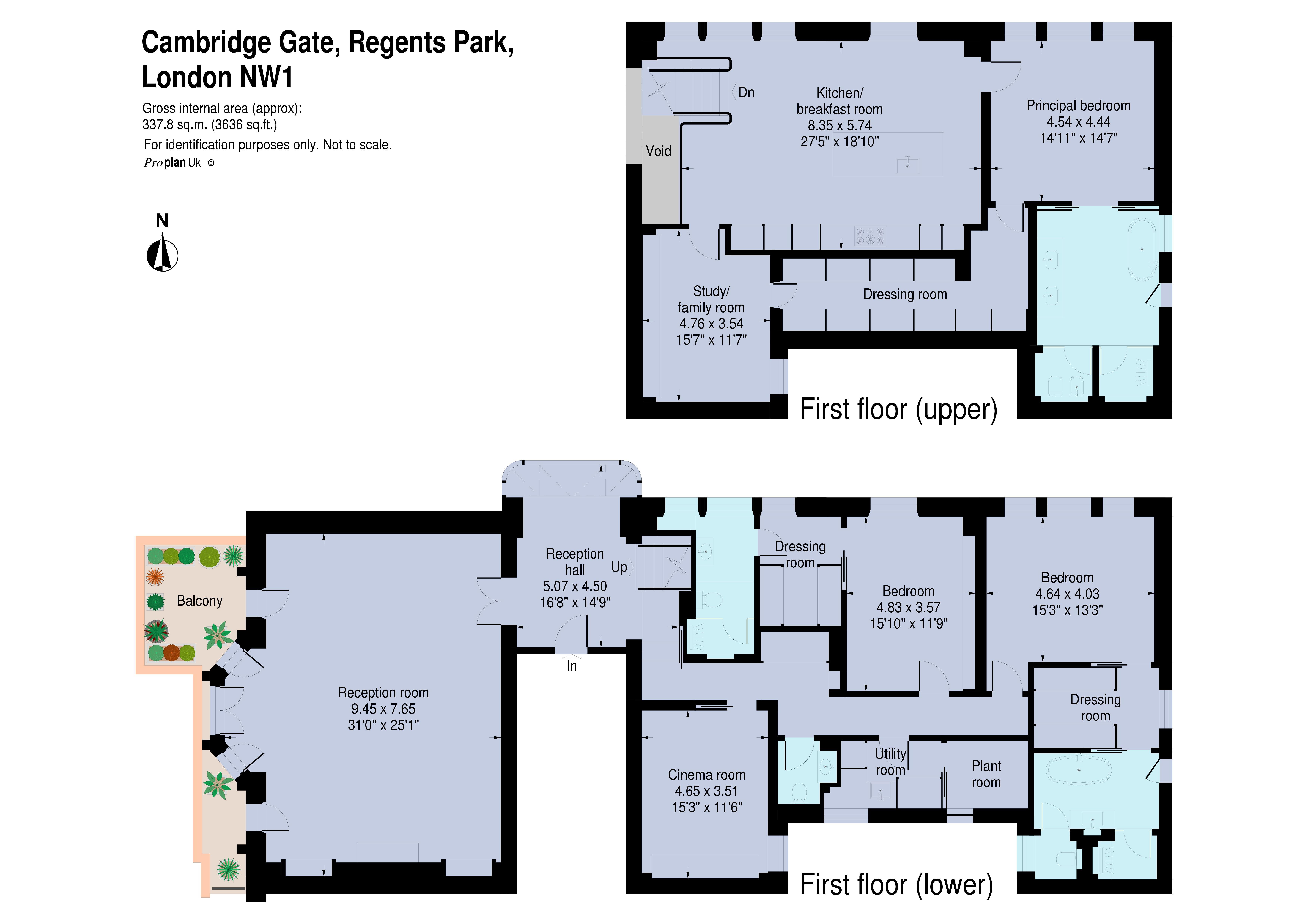 10, Cambridge Gate, London floorplan