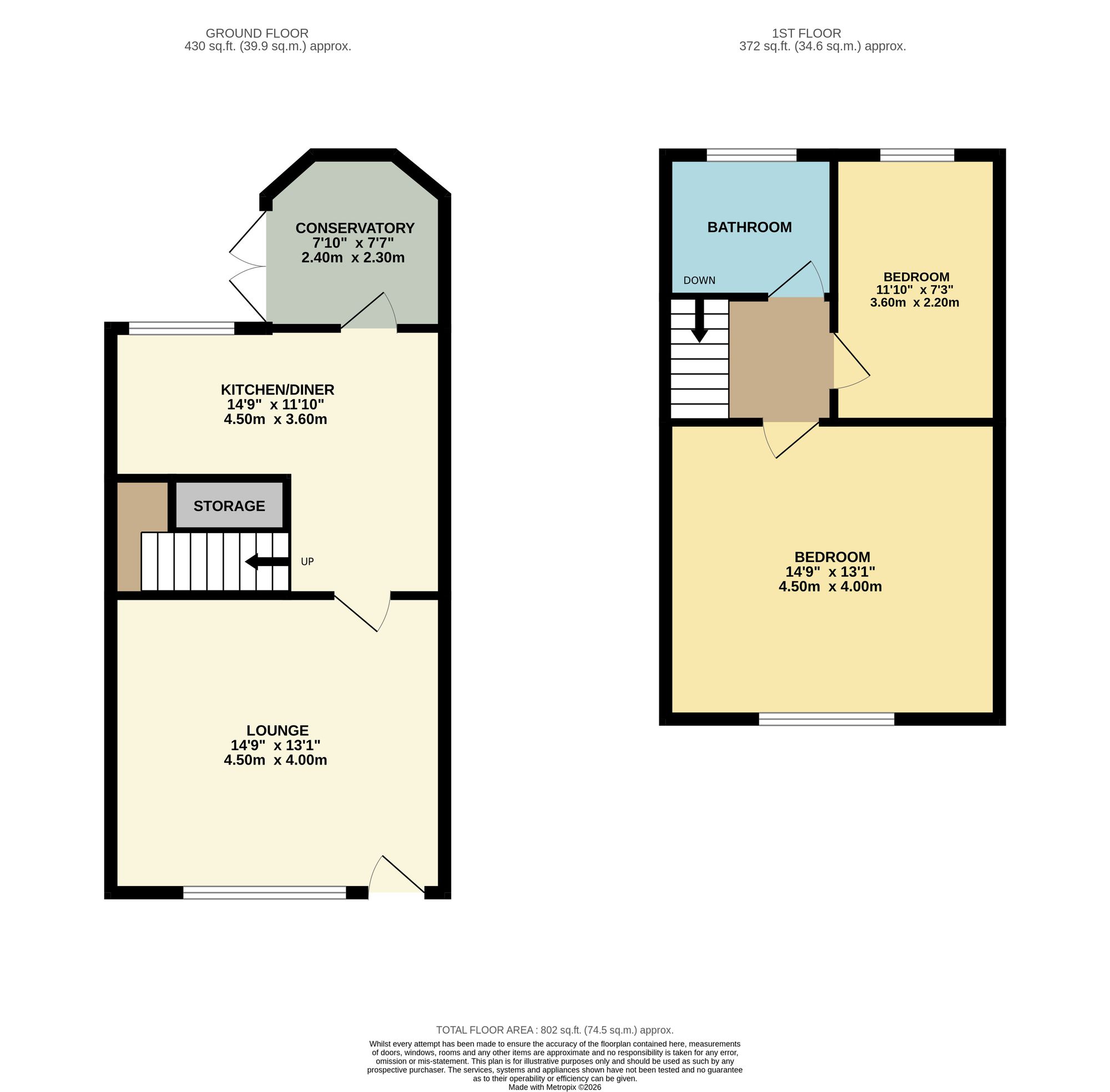 164 Lee Lane, Bolton floorplan