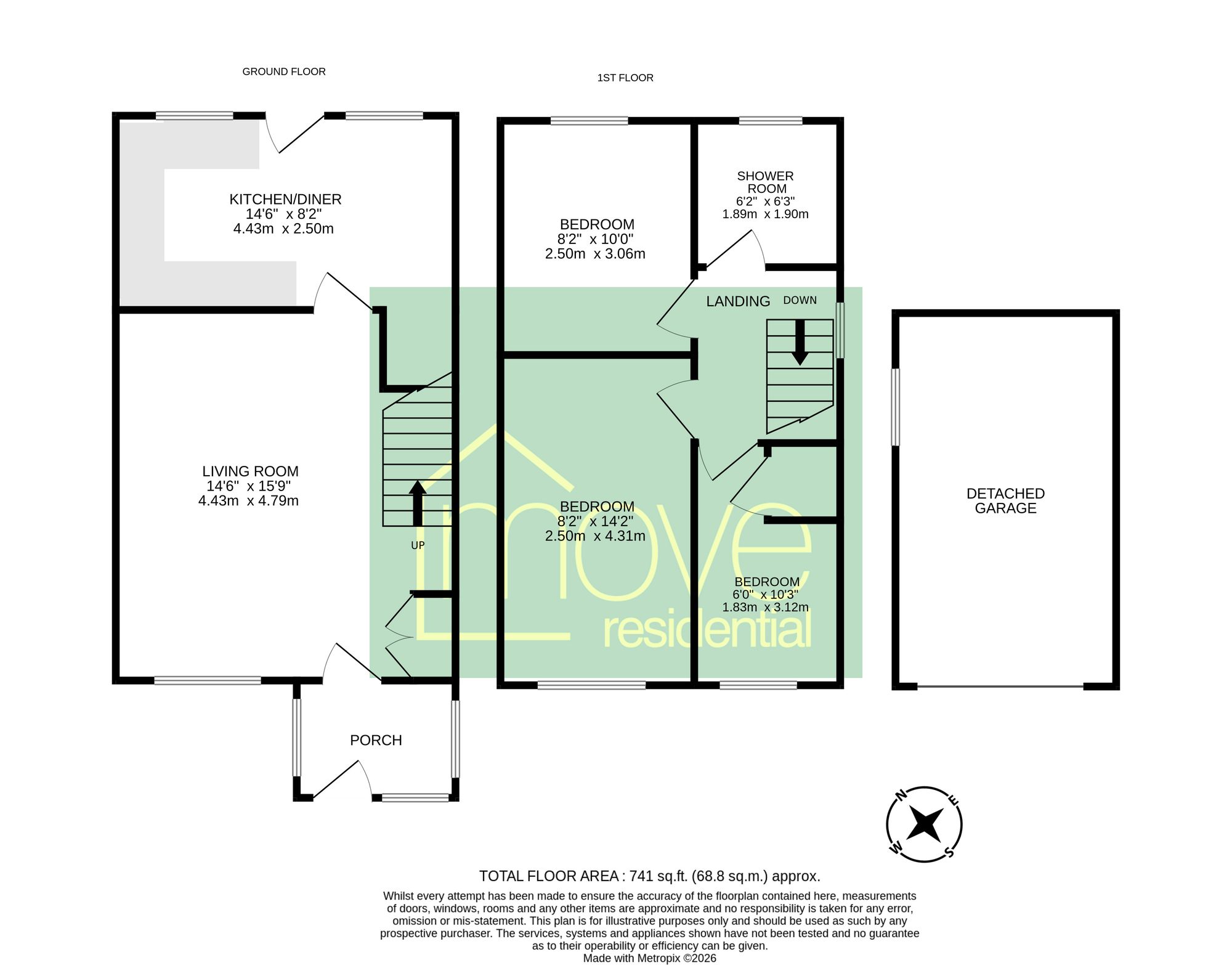 12 Dunham Close, Wirral floorplan