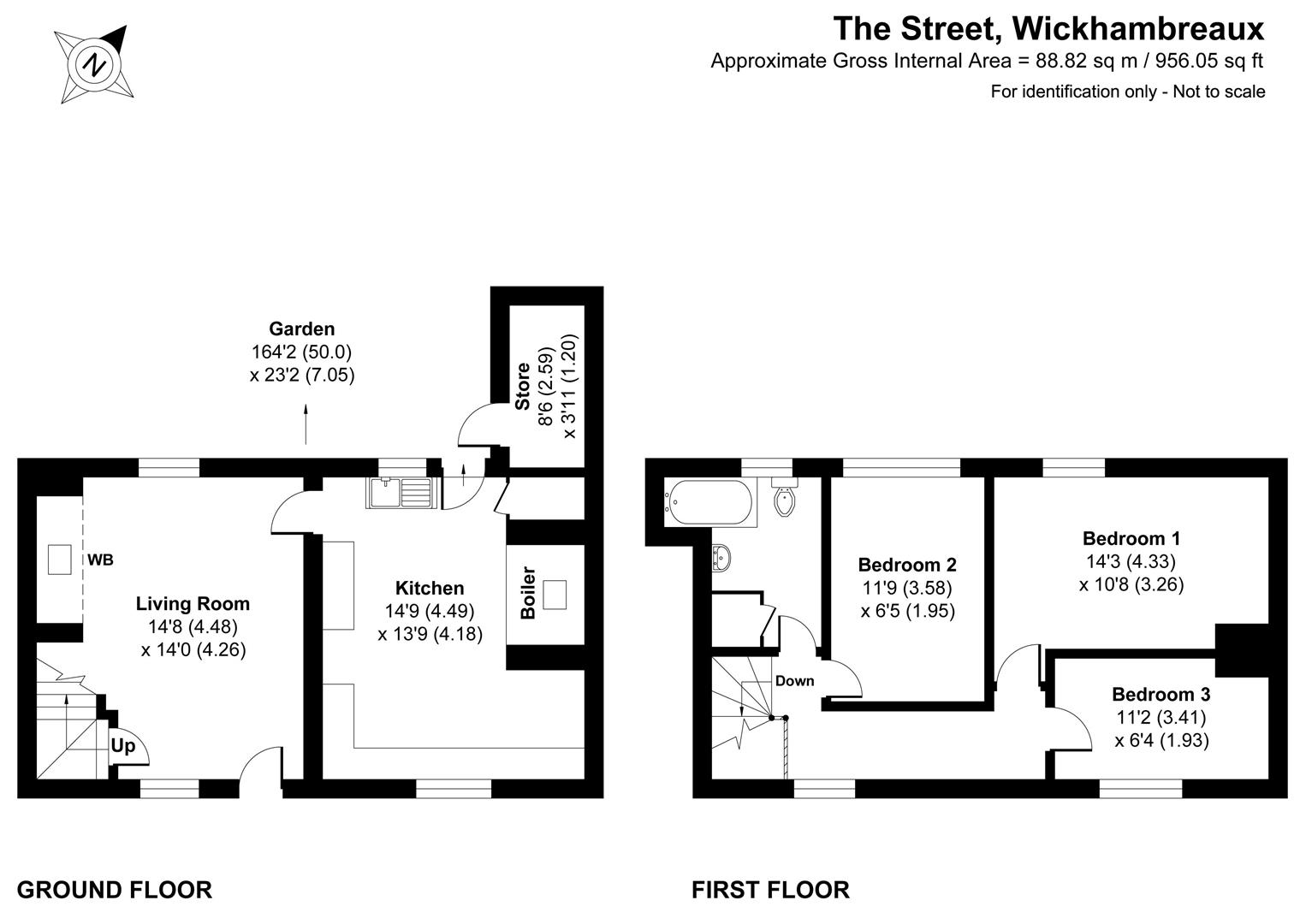 Fern Cottage, The Street, Canterbury floorplan
