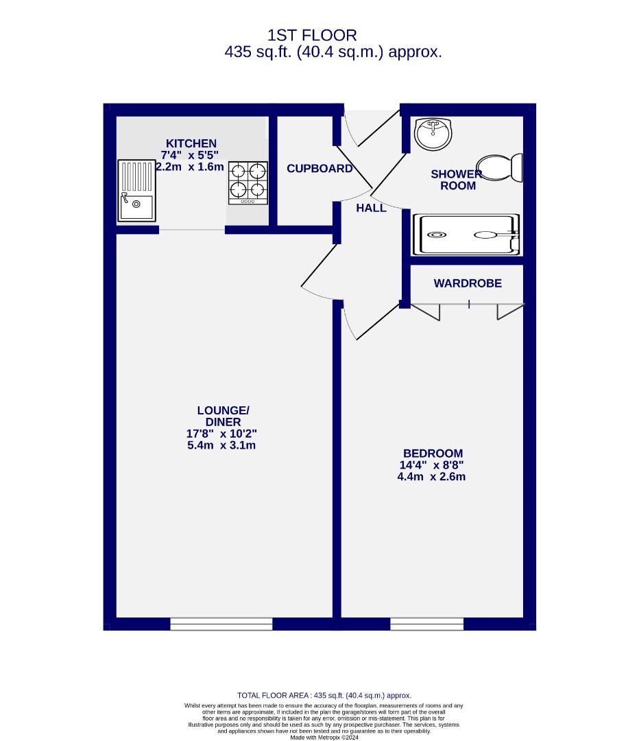 26, Vyner House, Front Street, York floorplan