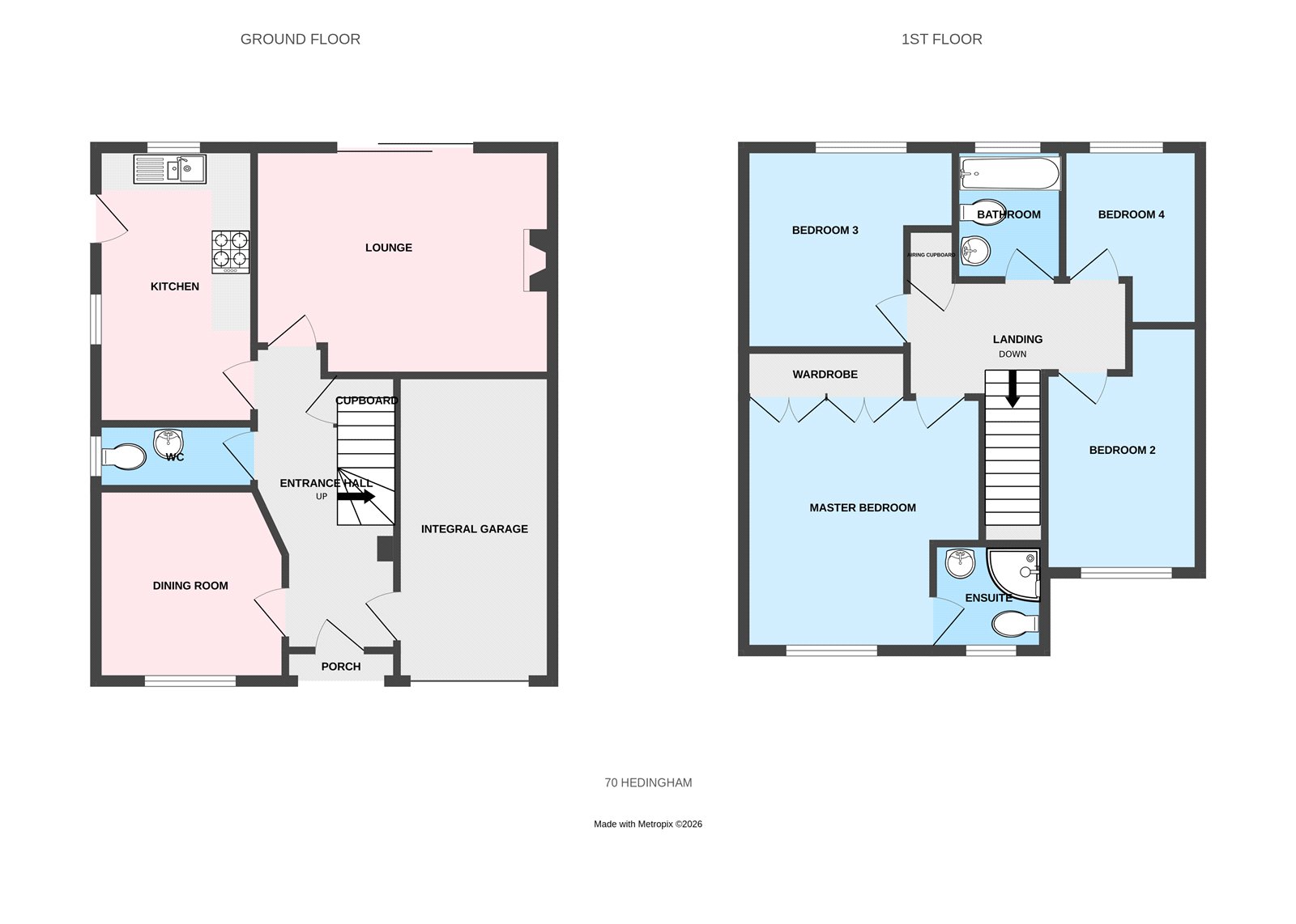 Hedingham Road, Telford floorplan