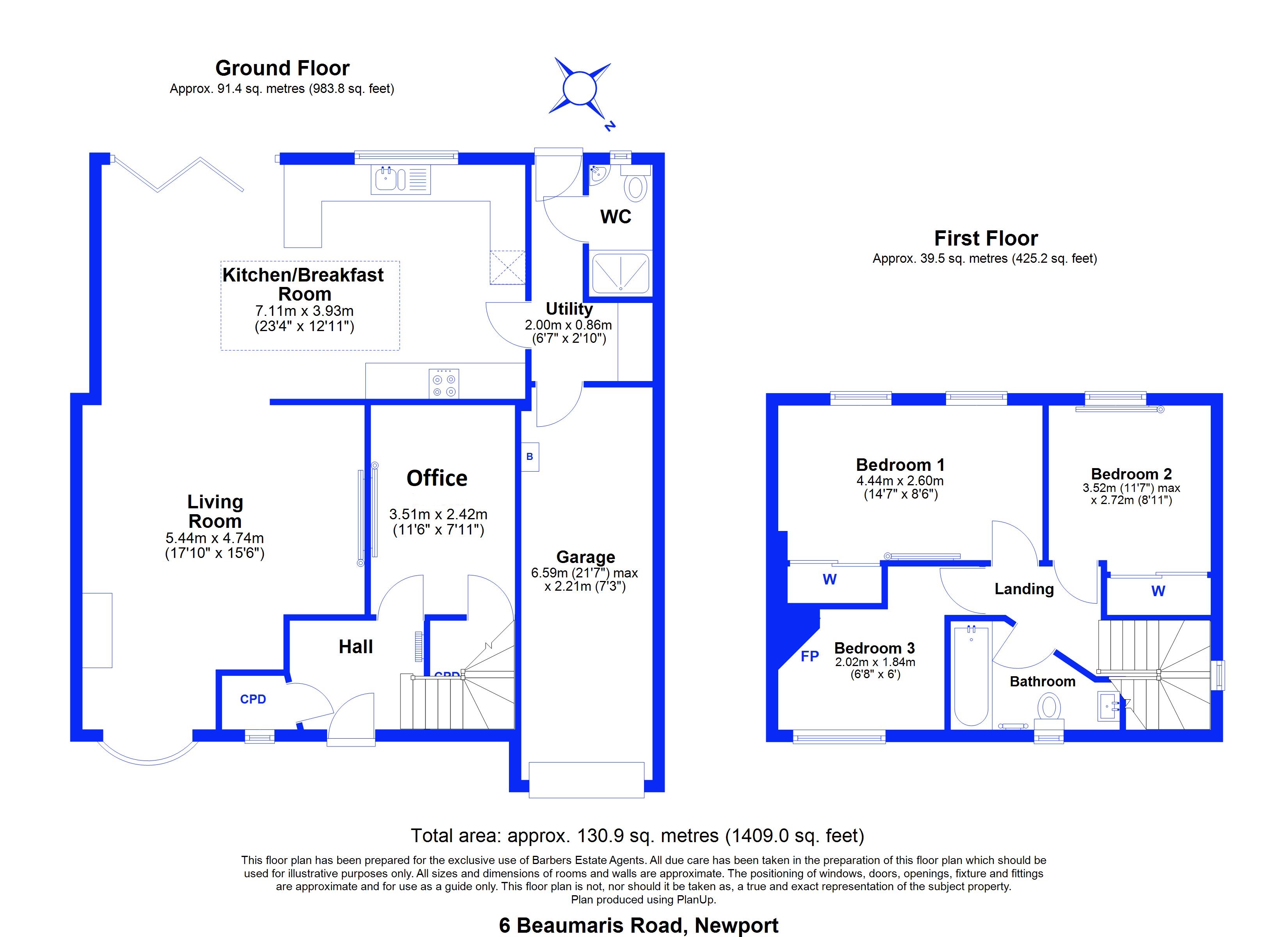 6, Beaumaris Road, Newport floorplan