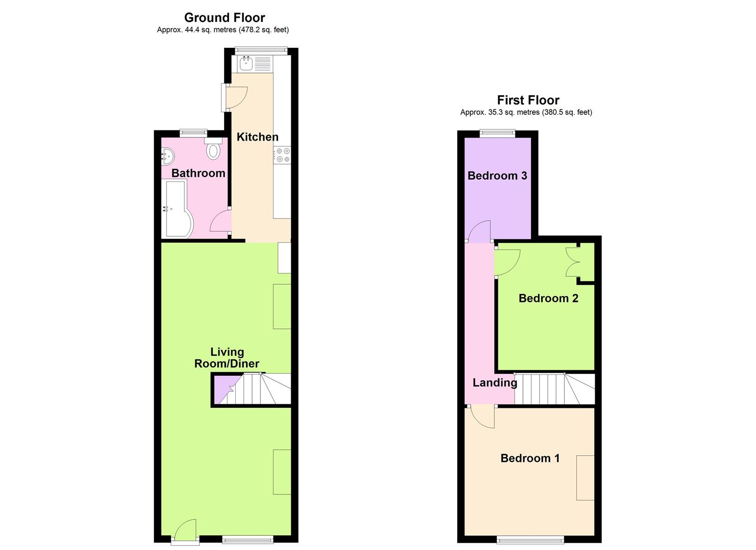 3 Bedrooms Terraced house for sale in Albert Road, Coalville, Leicestershire LE67