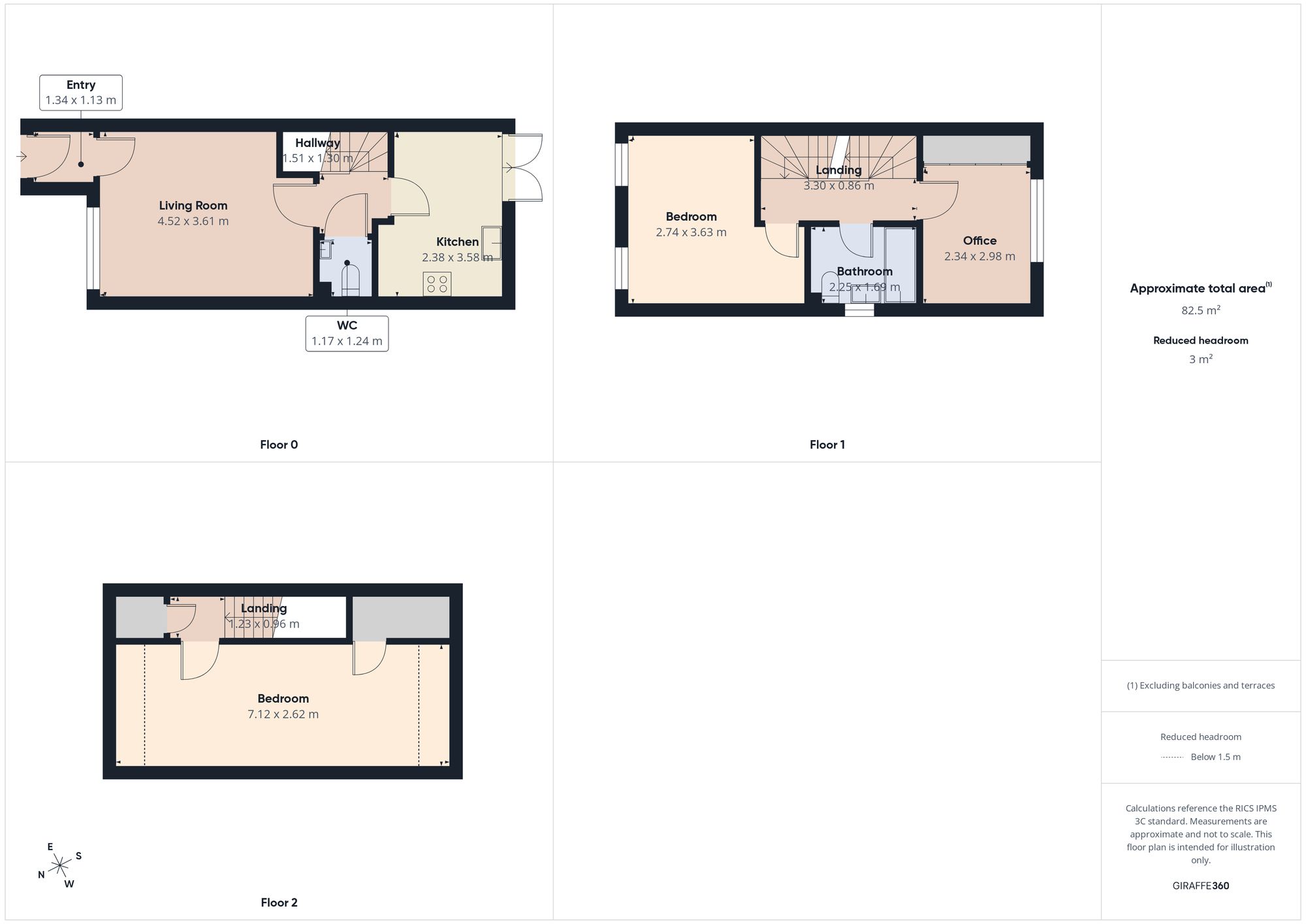 48 Bronte Way, South Shields floorplan