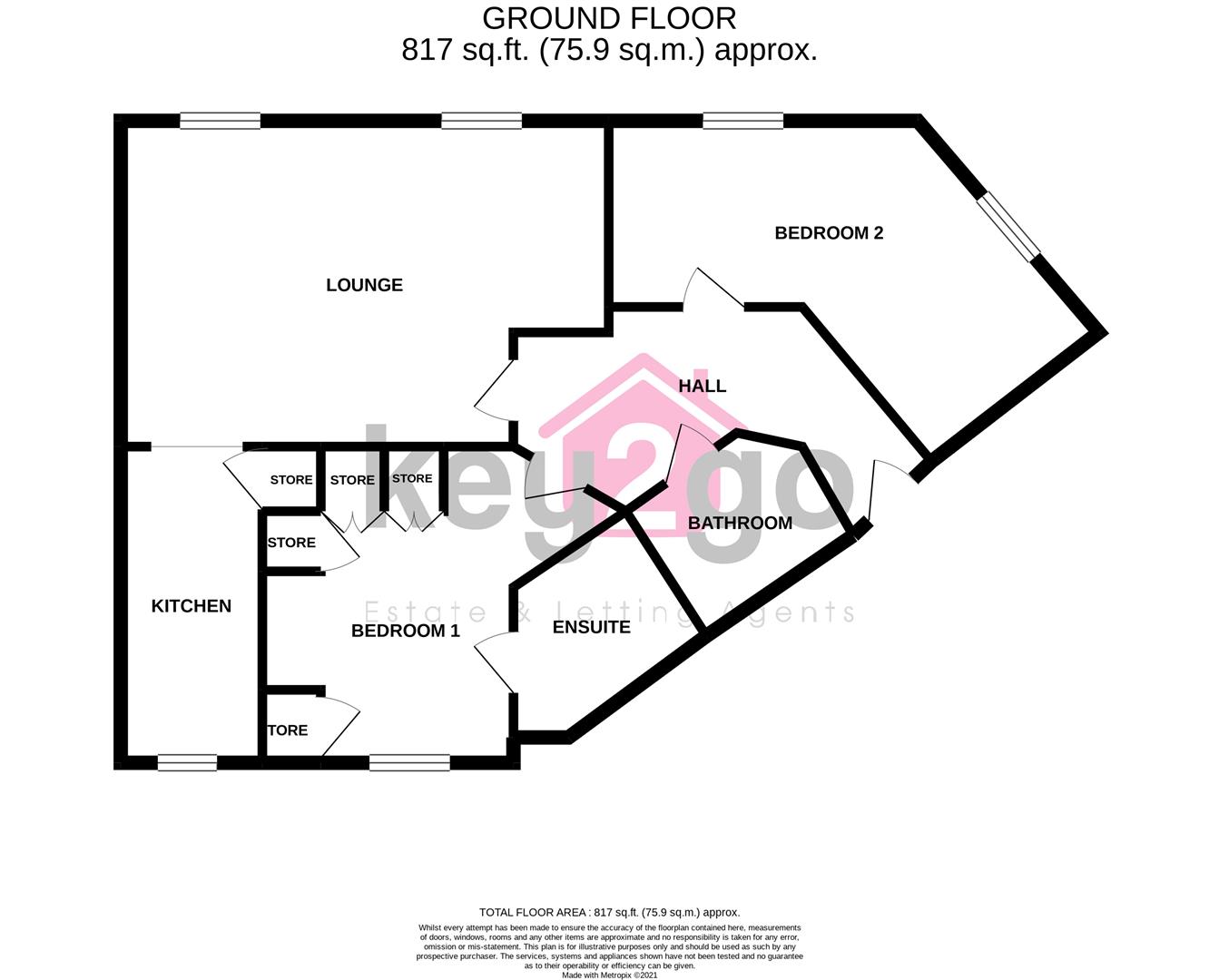 12, New School Road, Sheffield floorplan