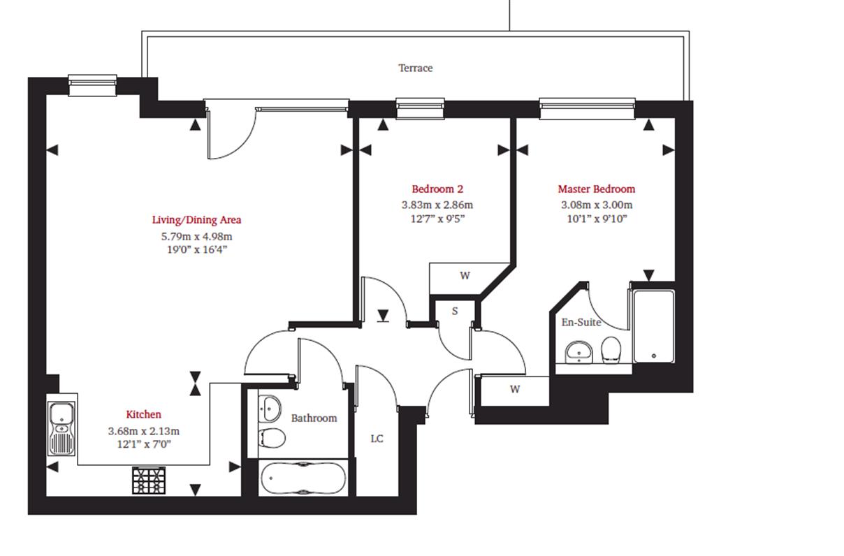 31, Kestrel Court, Heron Way, MAIDENHEAD floorplan