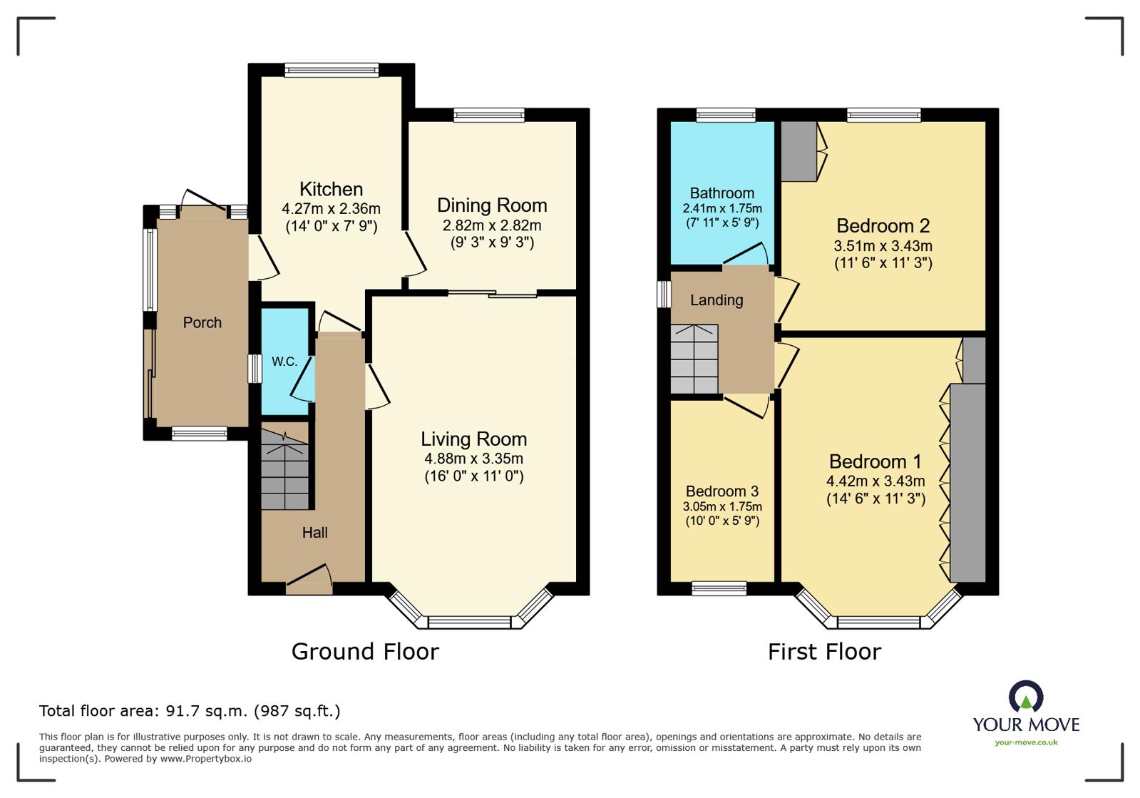 42, Grange Road, Keighley floorplan