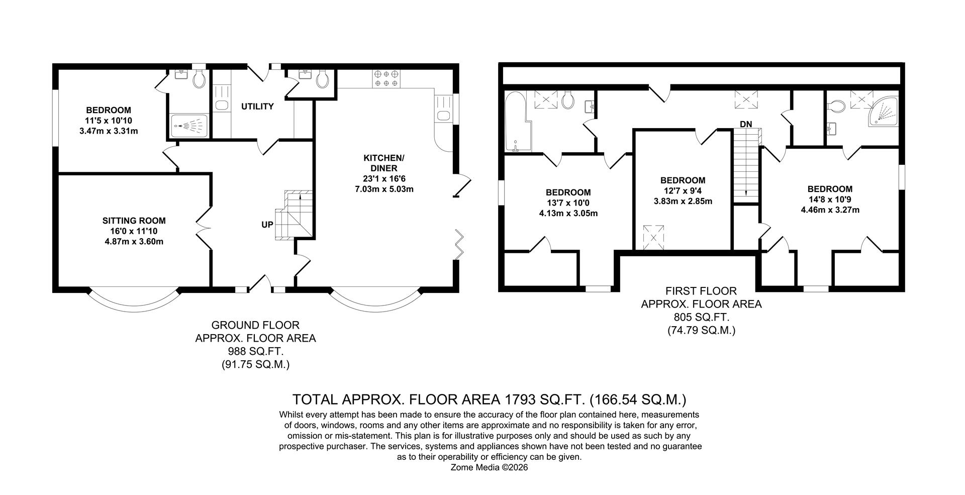 Weller House, Aldon Lane, West Malling floorplan